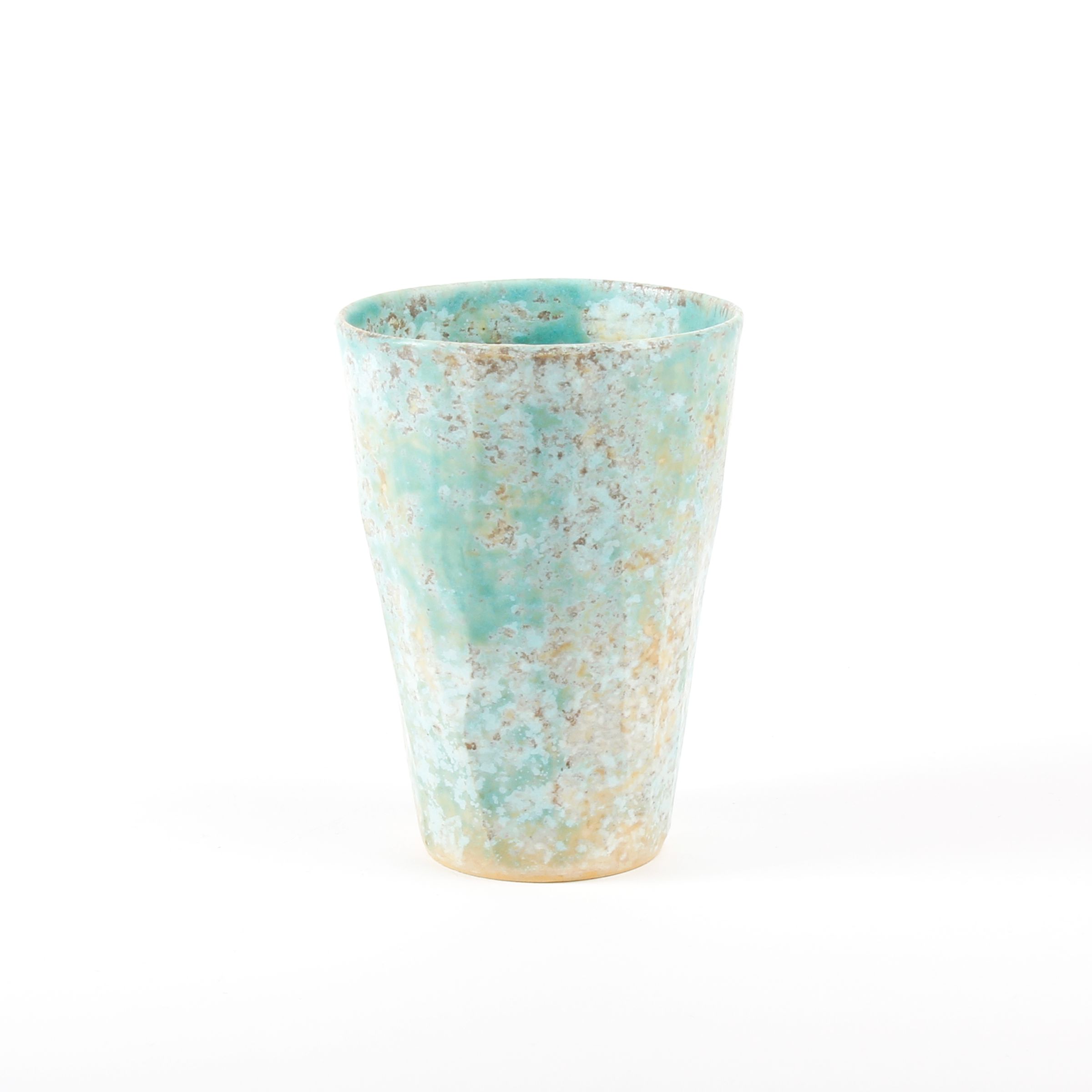 Makiko Hicher: Turquoise Tumbler Product Image 1 of 4