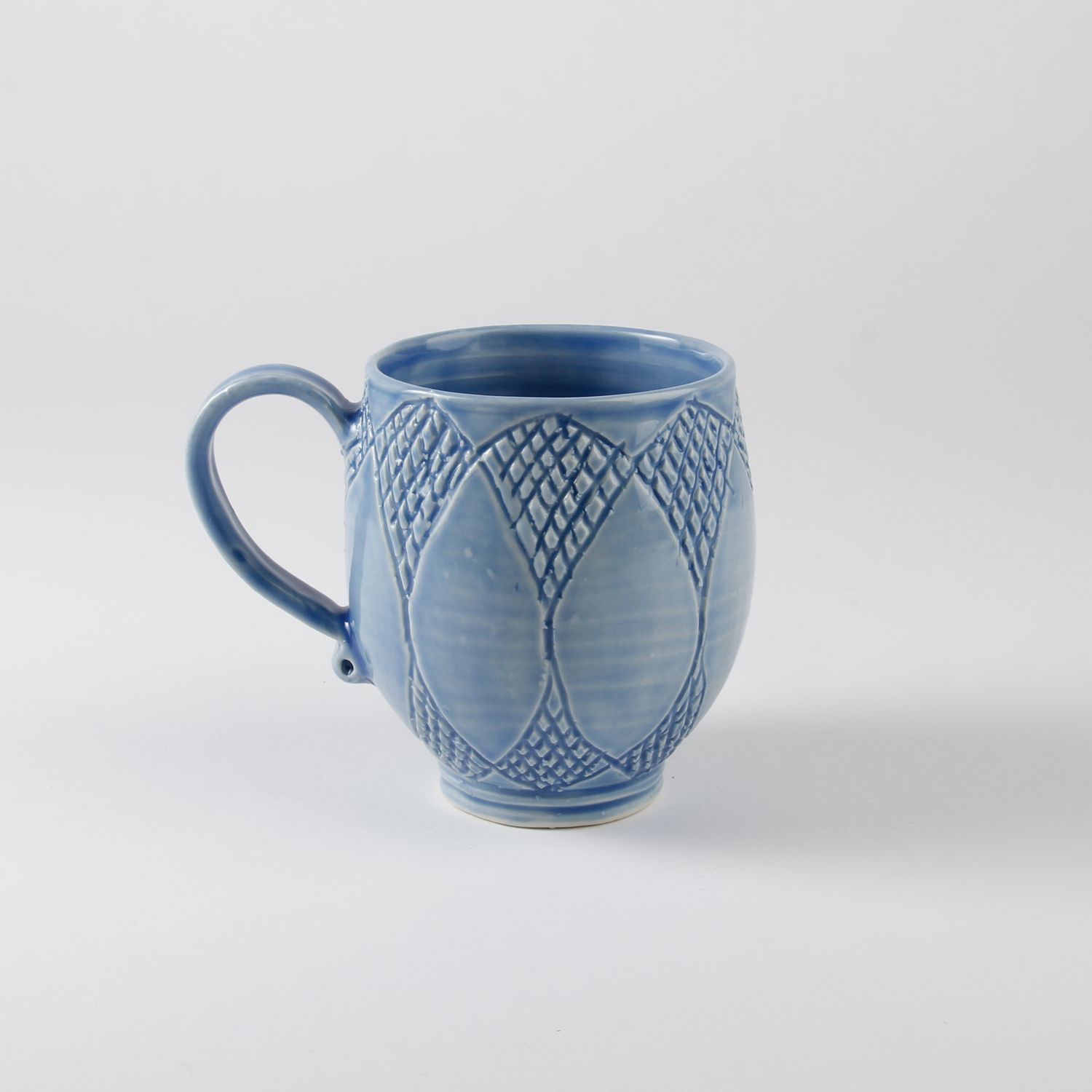 Arlene Kushnir: Carved Mug – Sky Blue Product Image 1 of 1