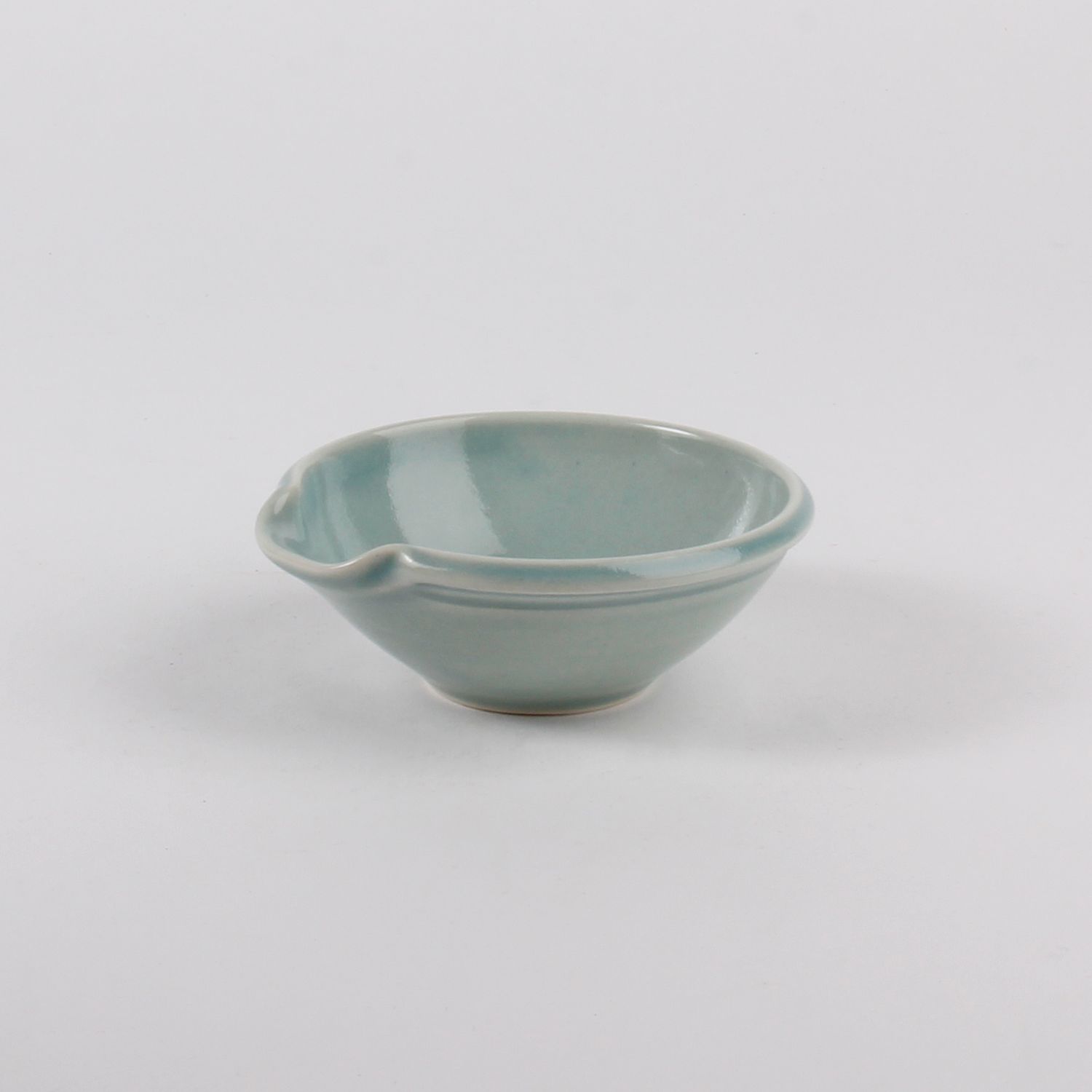 Thomas Aitken: Celadon Dip Bowl with a Spout Product Image 1 of 2