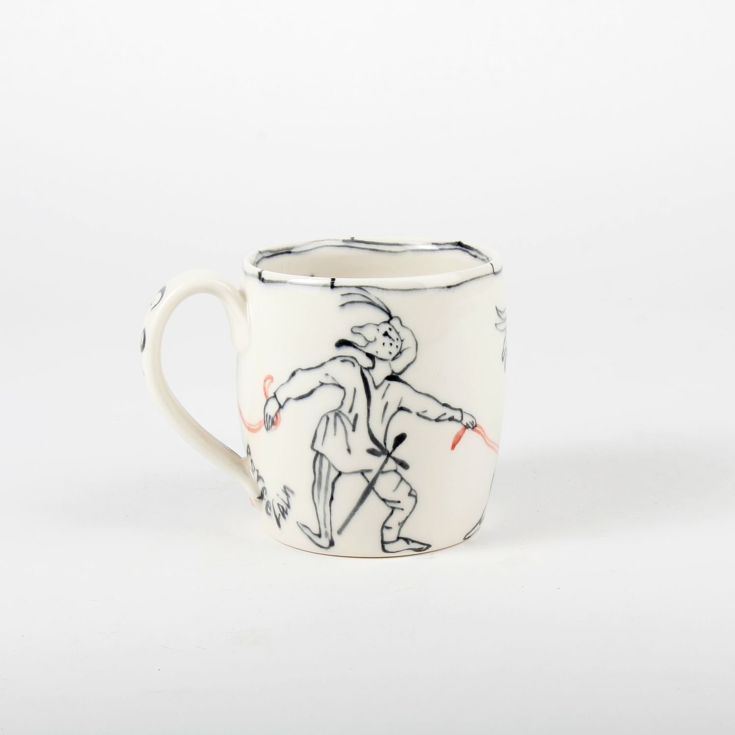 Aitken and Hyde: 40th Anniversary Mug – Figures After Jacques Callot Product Image 1 of 3