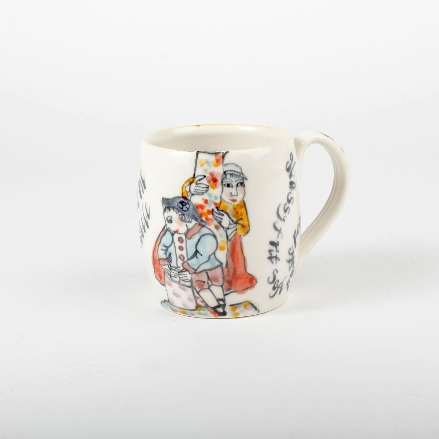 Aitken and Hyde: 40th Anniversary Mug – Boy and Girl Product Image 1 of 4