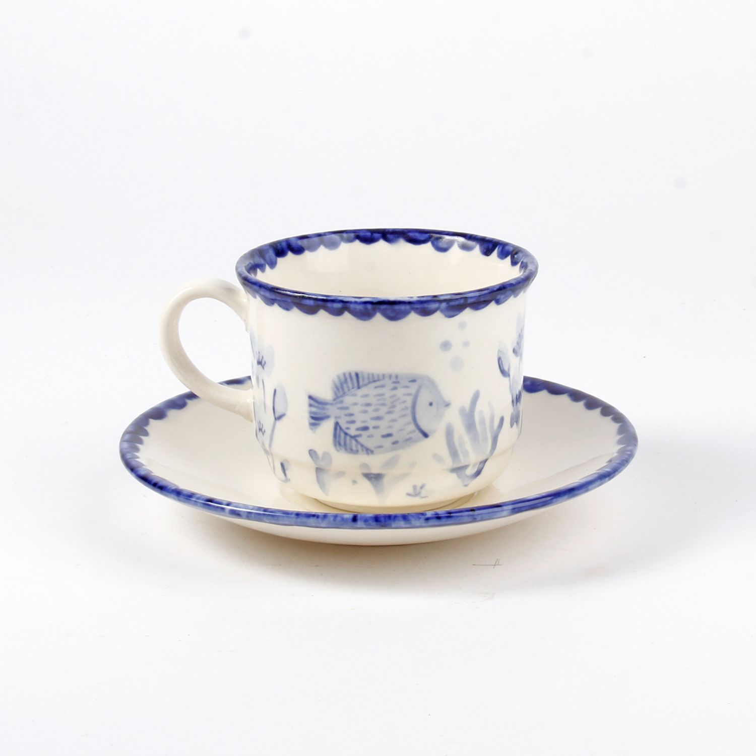 Carolina Delgado: Jardin Teacup with Saucer Product Image 2 of 4