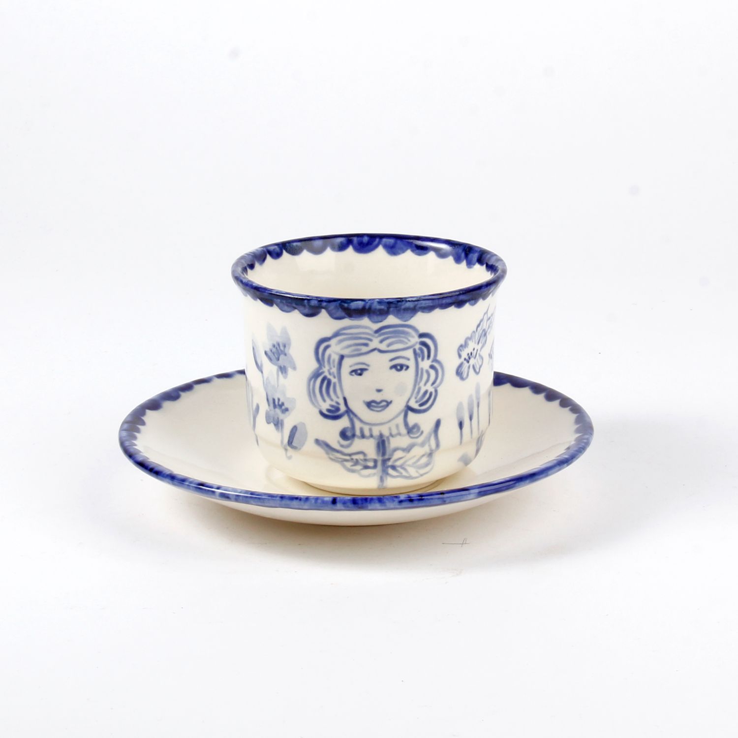 Carolina Delgado: Jardin Teacup with Saucer Product Image 4 of 4