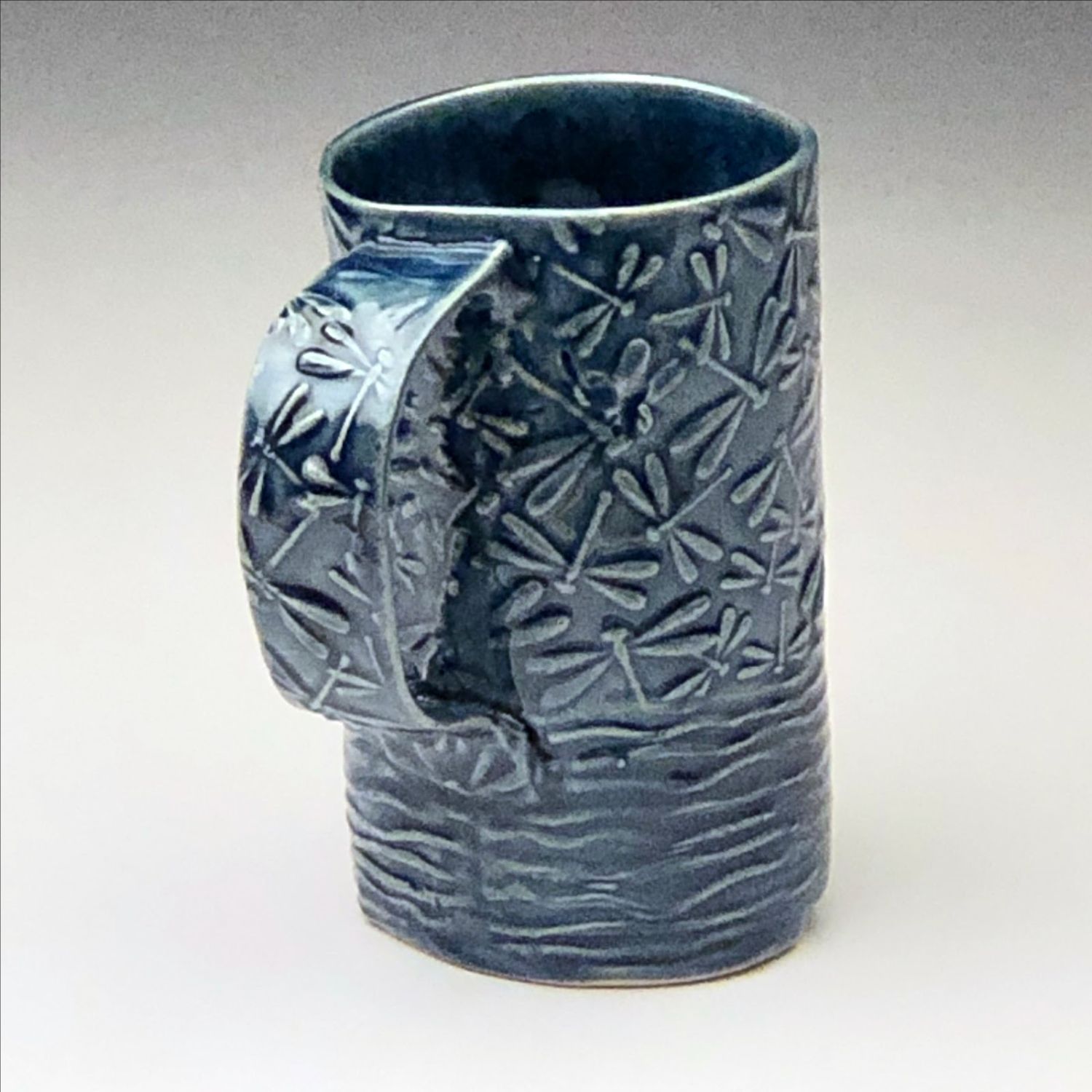 Audrey Mah: Blue Dragonfly Mug Product Image 2 of 2