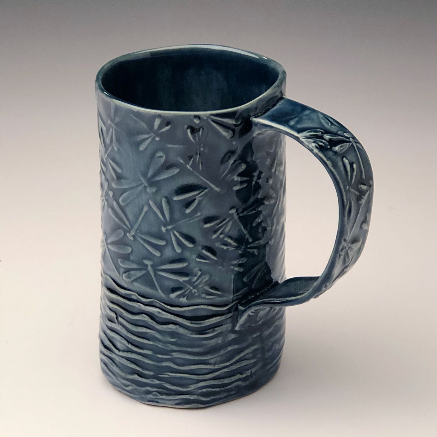 Audrey Mah: Blue Dragonfly Mug Product Image 1 of 2