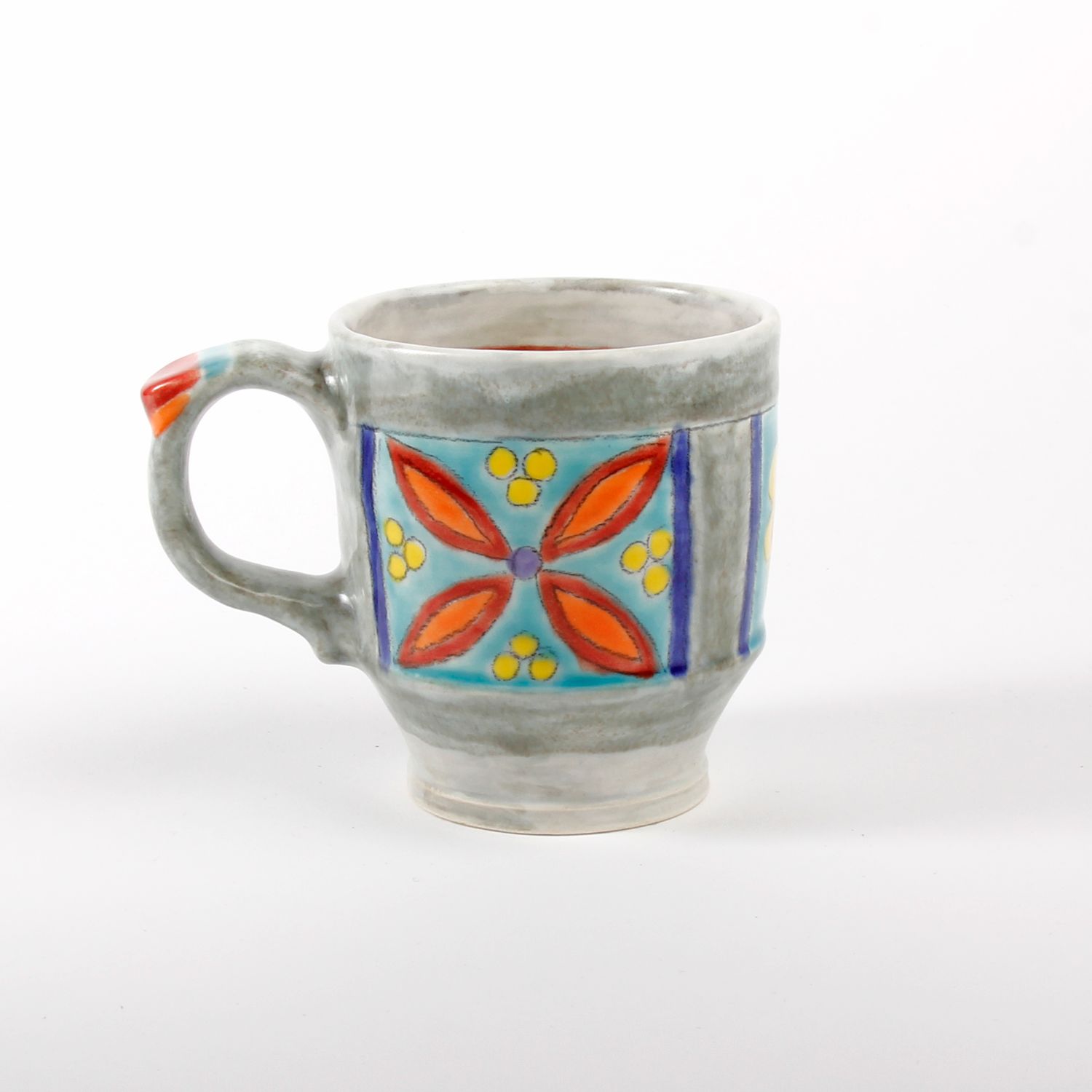 Karin Pavey: Mug with Flower Square Product Image 1 of 2