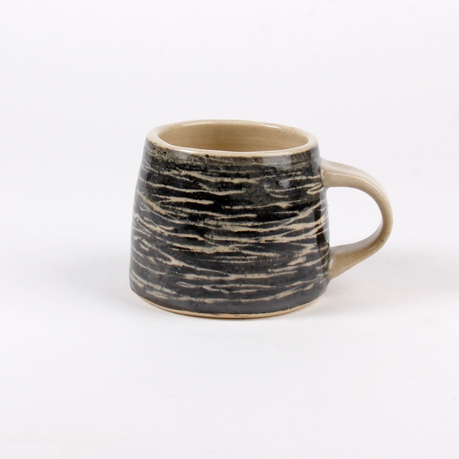 Suzanne Morrisette: Black Scratch Mug Product Image 1 of 2