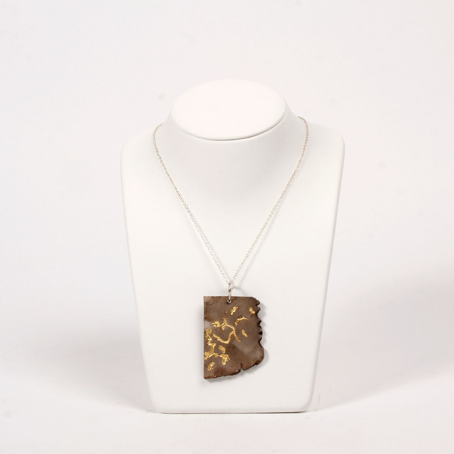 Susan Card: Gold Porcelain Necklace 7 Product Image 1 of 1