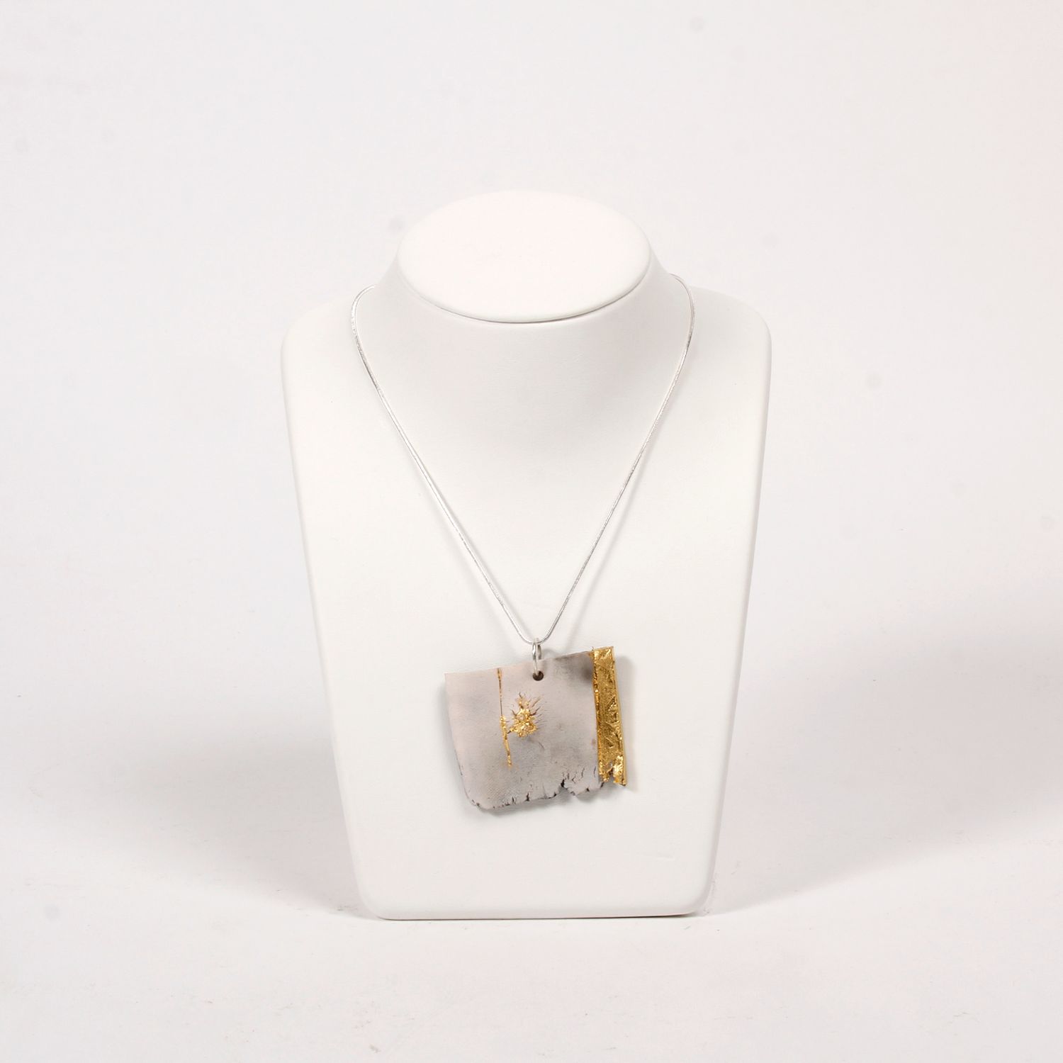 Susan Card: Gold Porcelain Necklace 8 Product Image 1 of 1