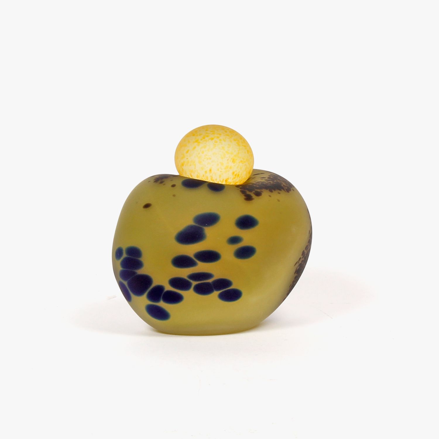 Minna Koistinen: Lidded Vessel in Green and Yellow Product Image 4 of 4