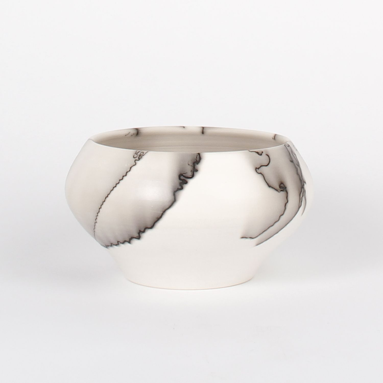 Shu-Chen Cheng: Small Horse Hair Raku Vessel 1 Product Image 3 of 3