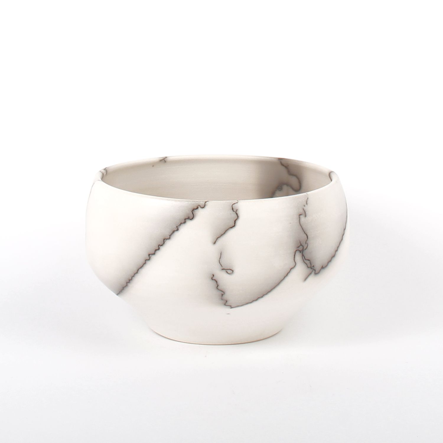 Shu-Chen Cheng: Small Horse Hair Raku Vessel 2 Product Image 1 of 2