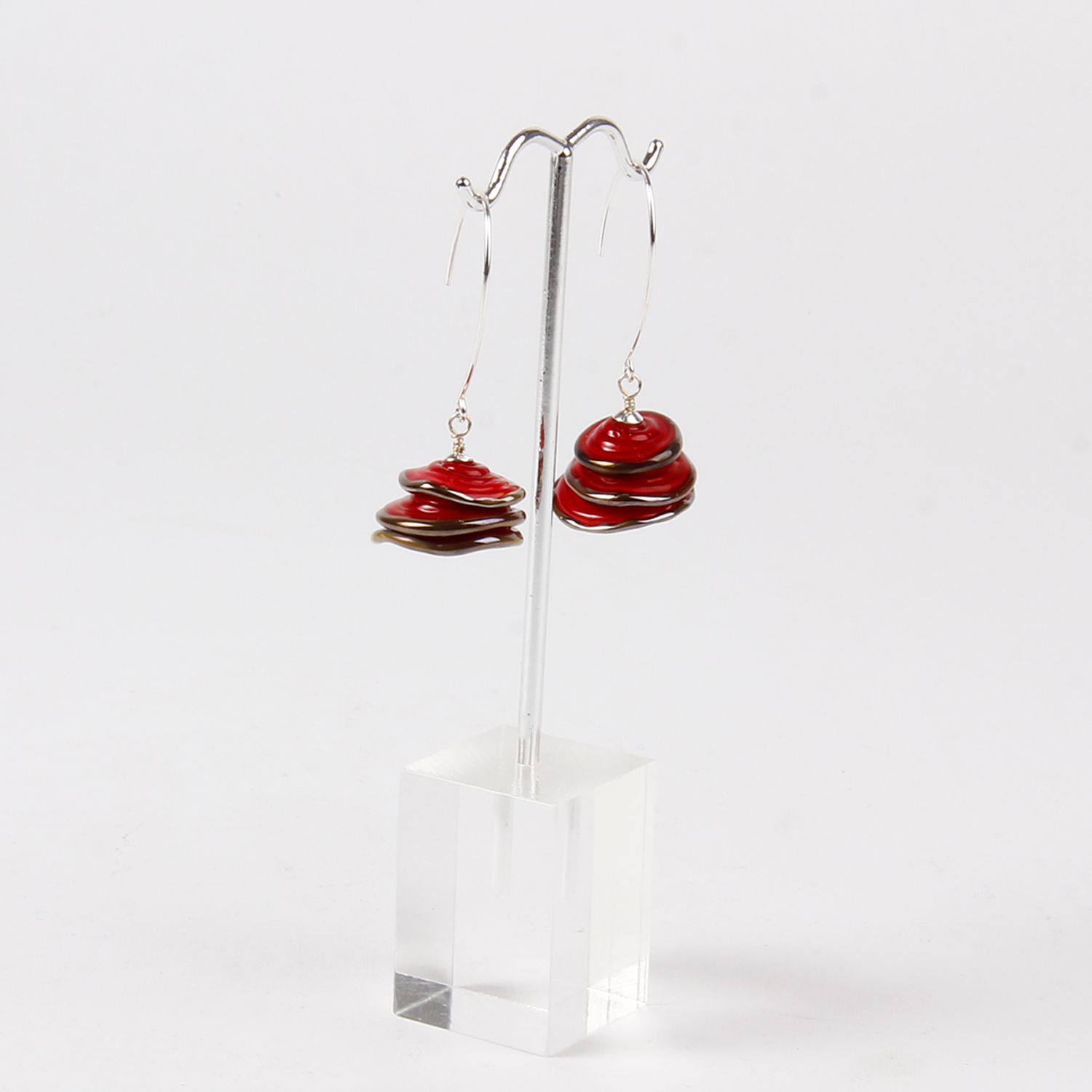 Studio Ada: Flamenco Earrings – Ruby Red Product Image 1 of 2