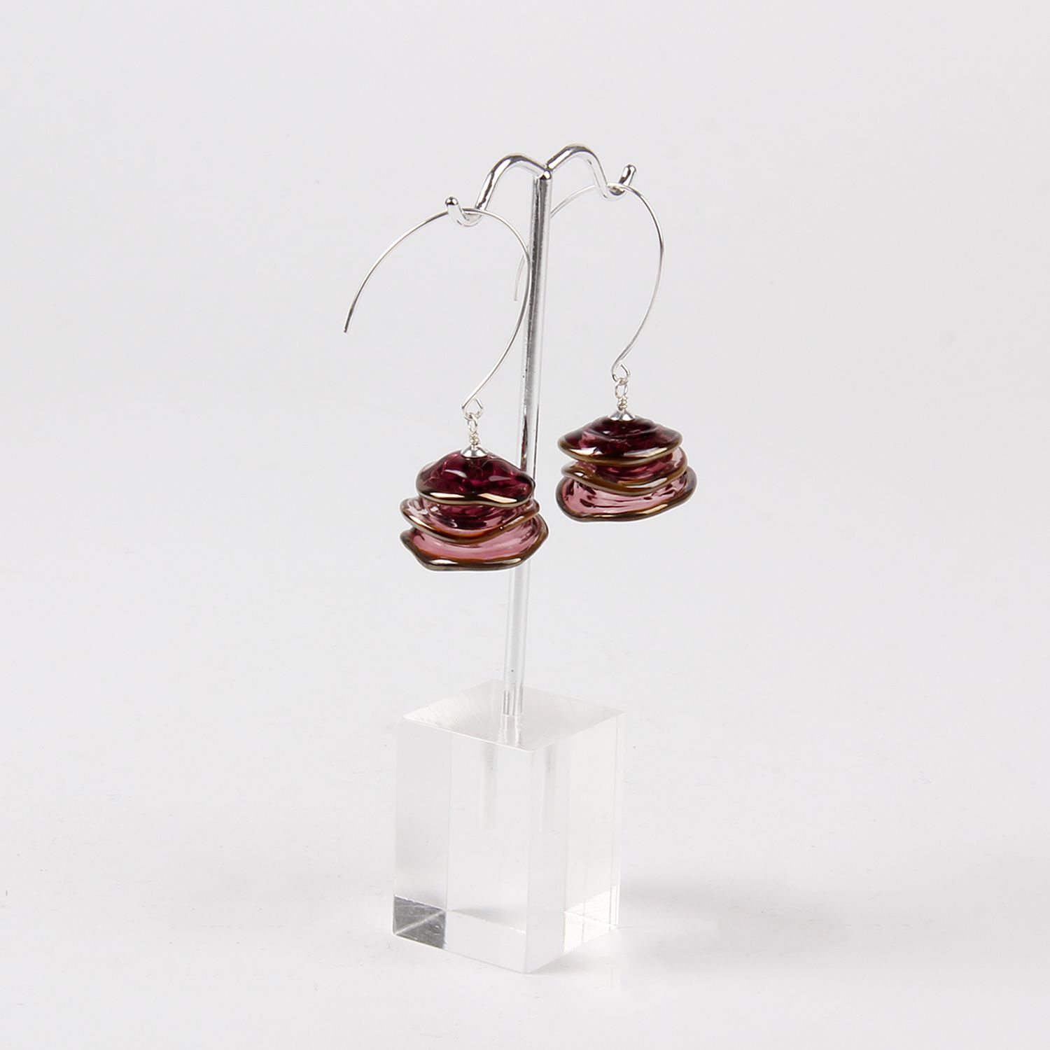 Studio Ada: Flamenco Earrings – Amethyst Purple Product Image 1 of 2