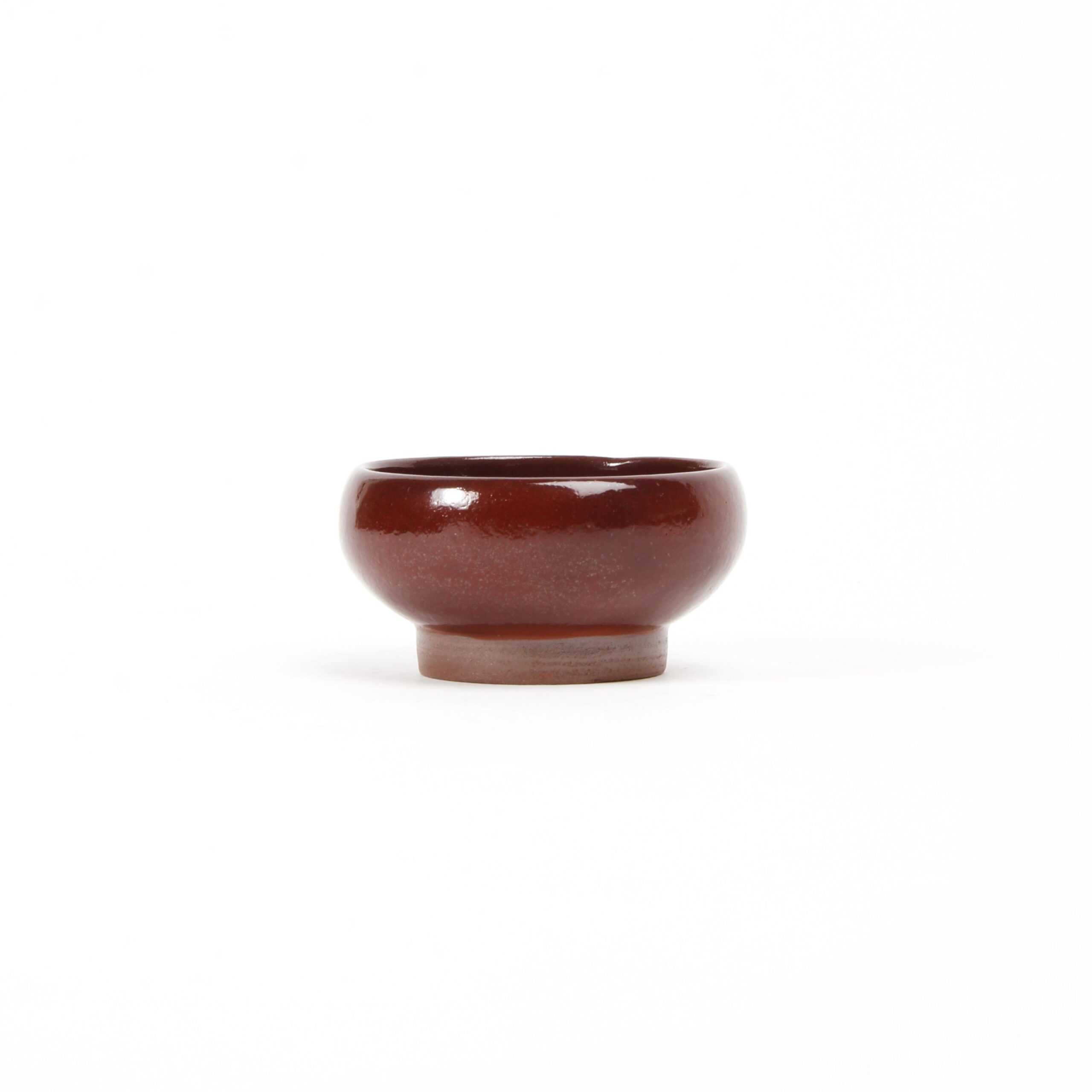 Carly Waito: Tiny Round Dish in Oxblood Product Image 2 of 5