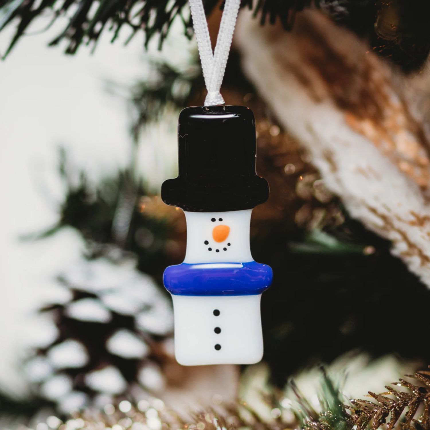 Station Pôle Nord Station: Snowman Ornament – Blue Product Image 1 of 1