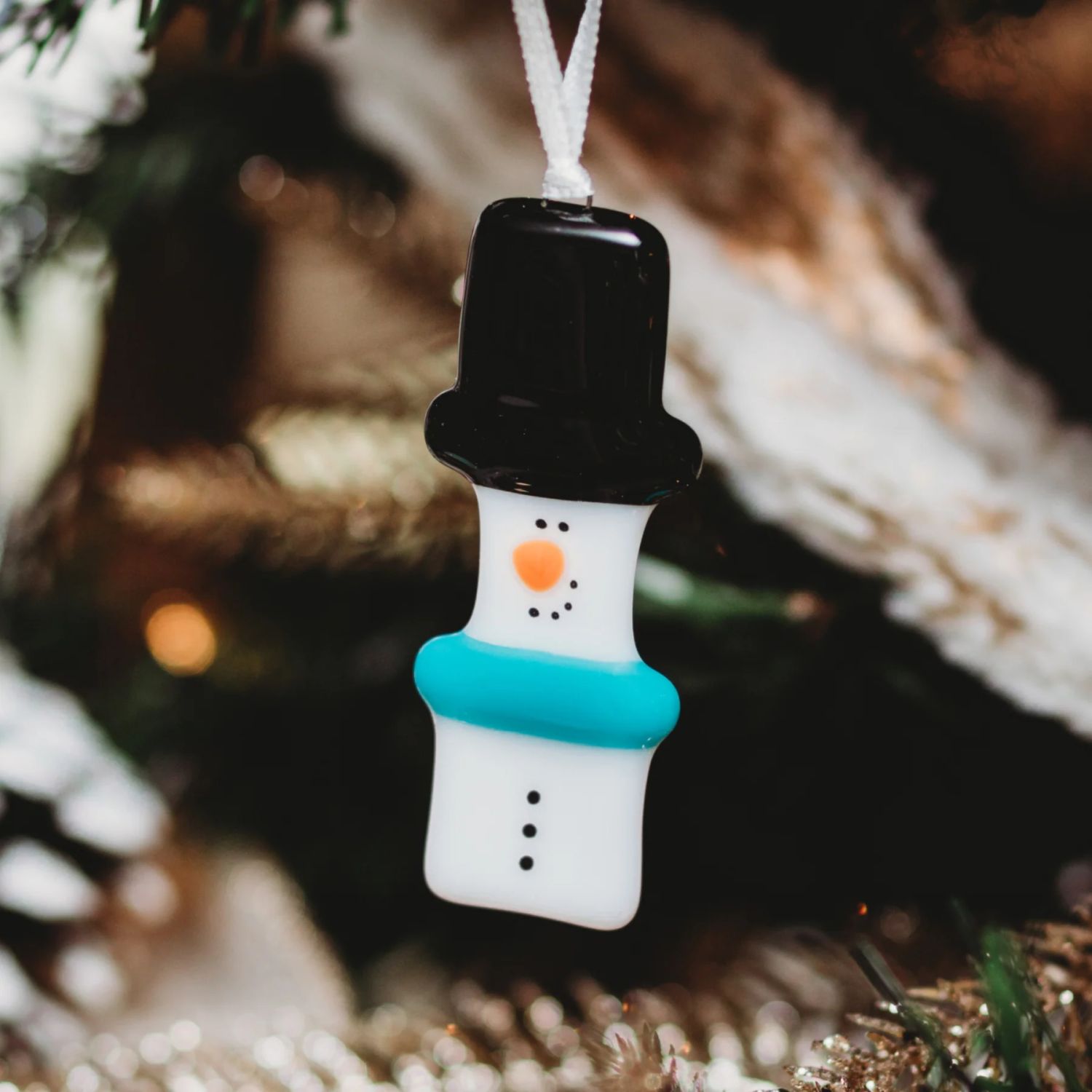 Station Pôle Nord Station: Snowman Ornament – Turquoise Product Image 1 of 1