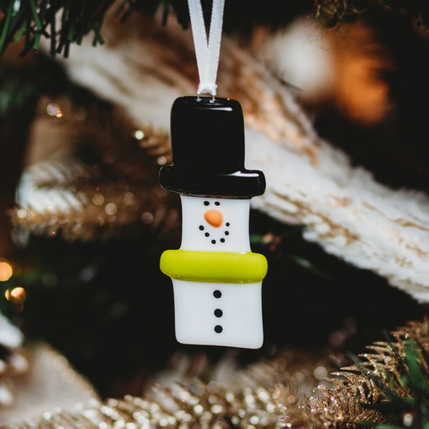 Station Pôle Nord: Snowman Ornament – Green Product Image 1 of 1