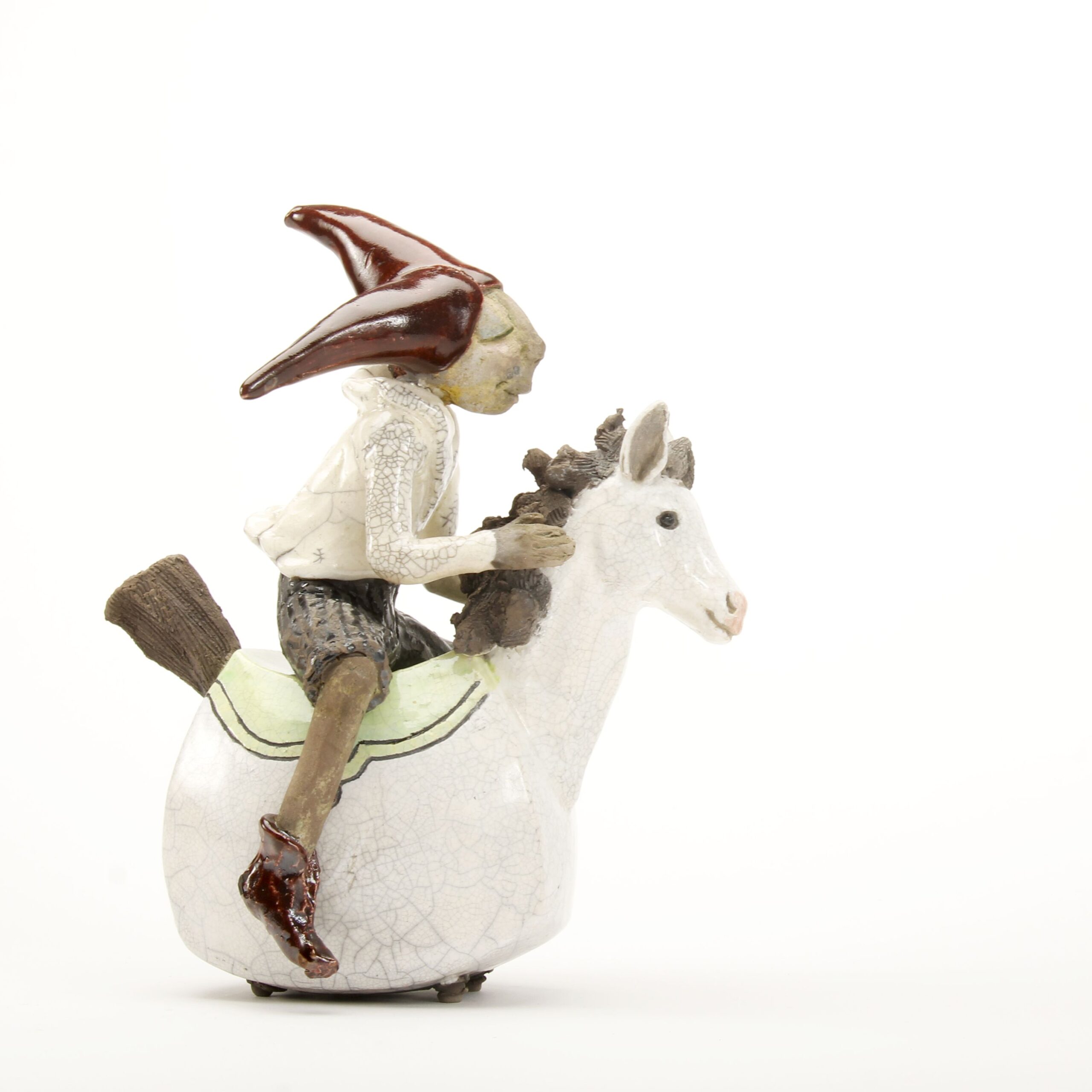 Zsuzsa Monostory: Rocking Horse with Figure Product Image 2 of 5