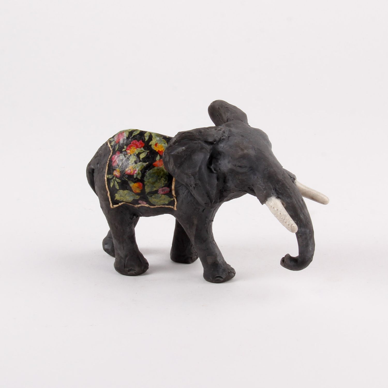 Zsuzsa Monostory: Mini Elephant with Blanket Product Image 1 of 3