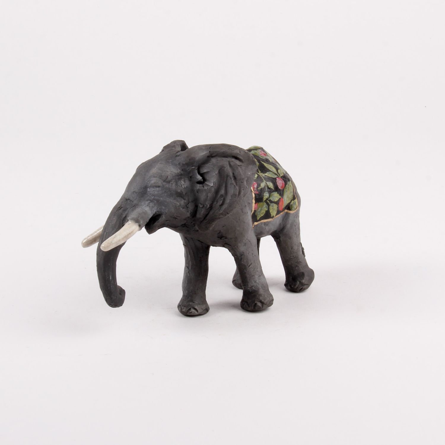 Zsuzsa Monostory: Mini Elephant with Blanket Product Image 3 of 3