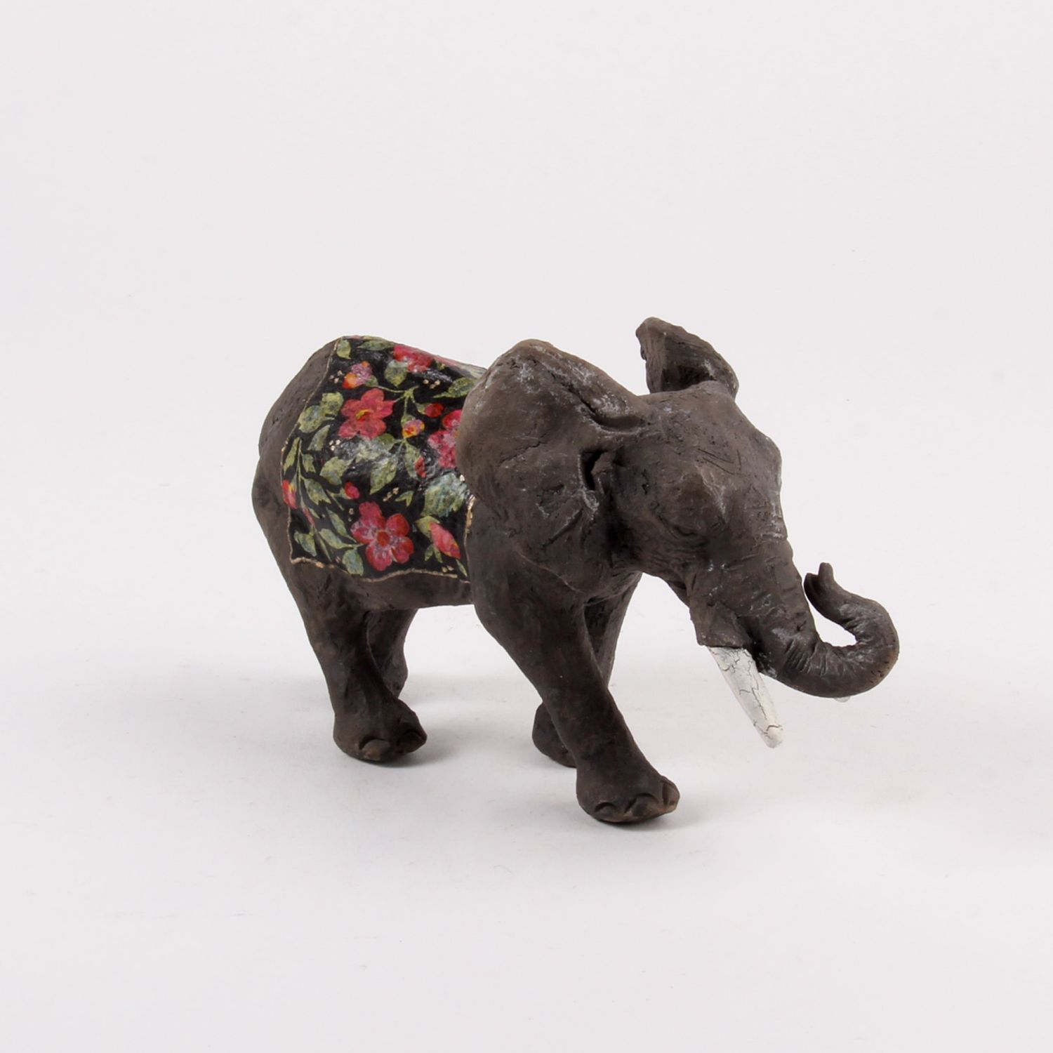 Zsuzsa Monostory: Mini Elephant with Blanket Product Image 1 of 3