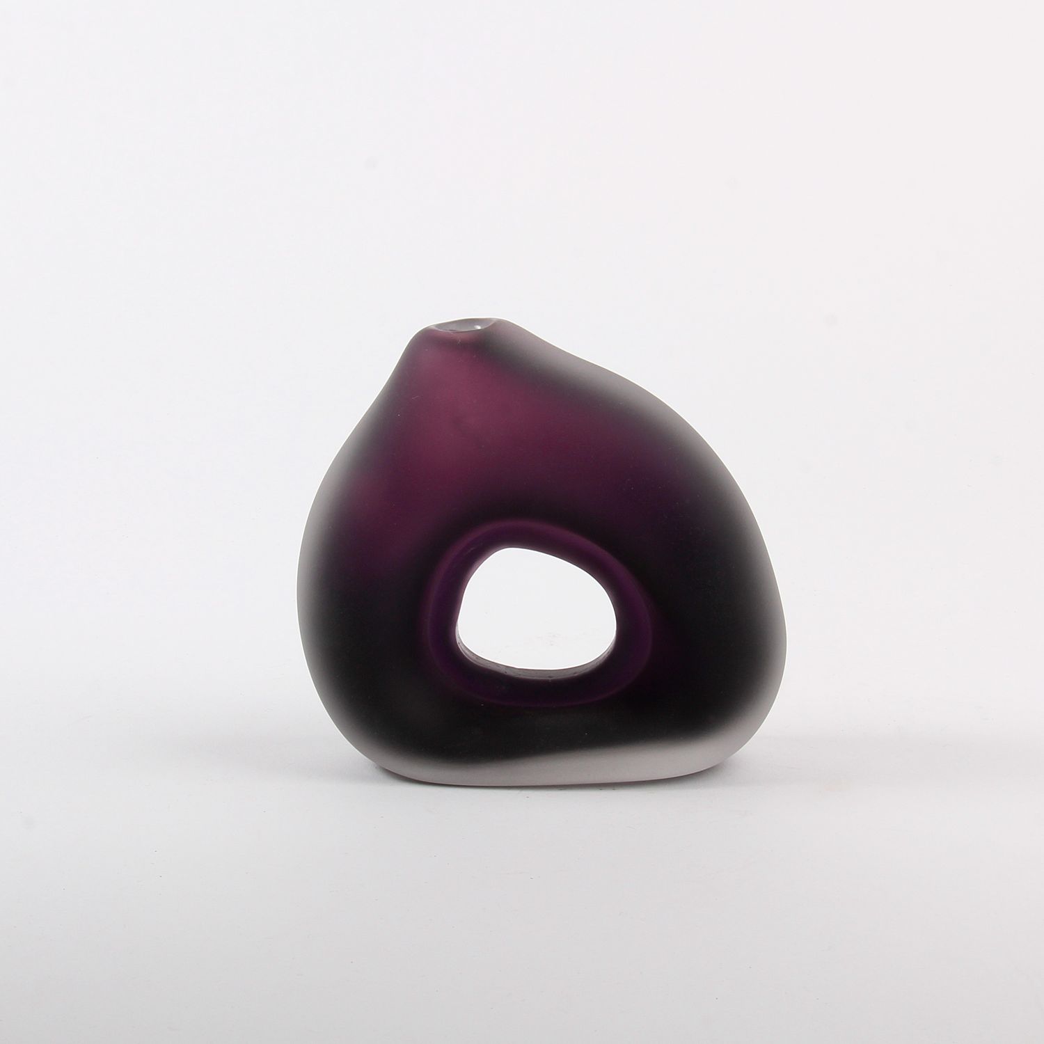 Nadira Narine: Droplet Vase – Aubergine Product Image 1 of 3