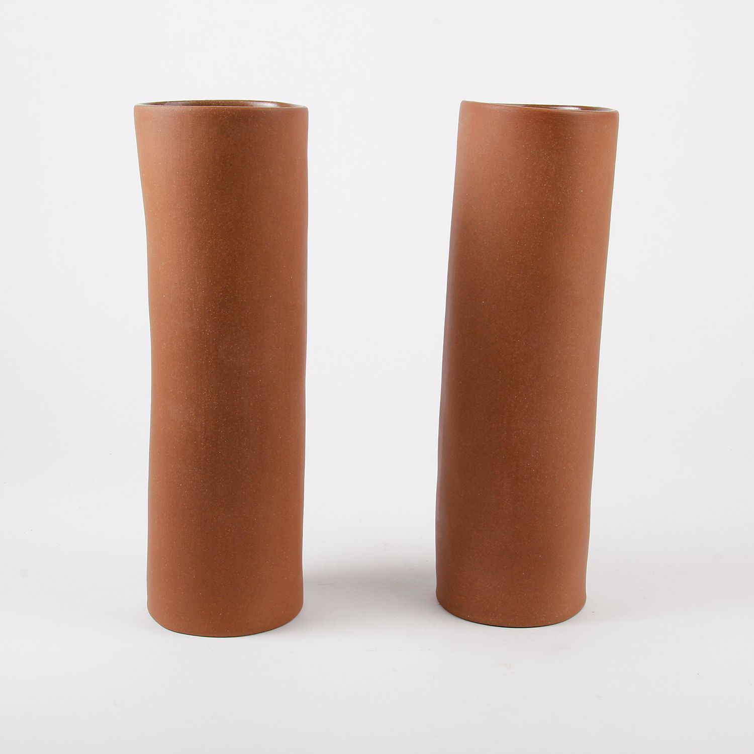 Queenie Xu: Slab Brown Vase Product Image 1 of 1