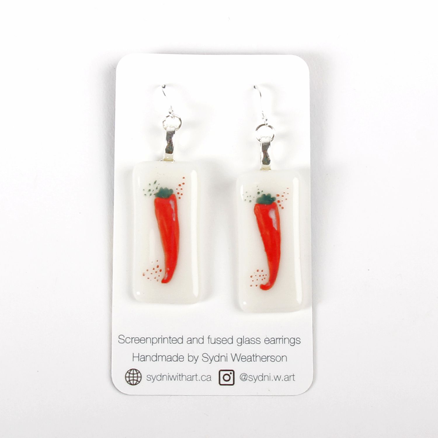 Sydni Weatherson: Hand-painted Earrings Product Image 2 of 6