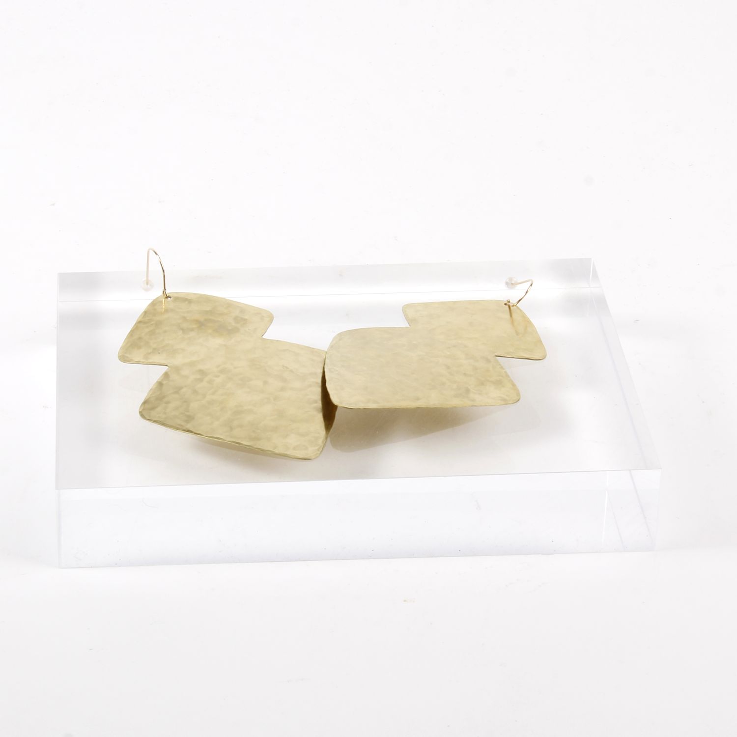 Enarmoured Jordan Clarke: Vessel Brass Earrings I Product Image 2 of 2