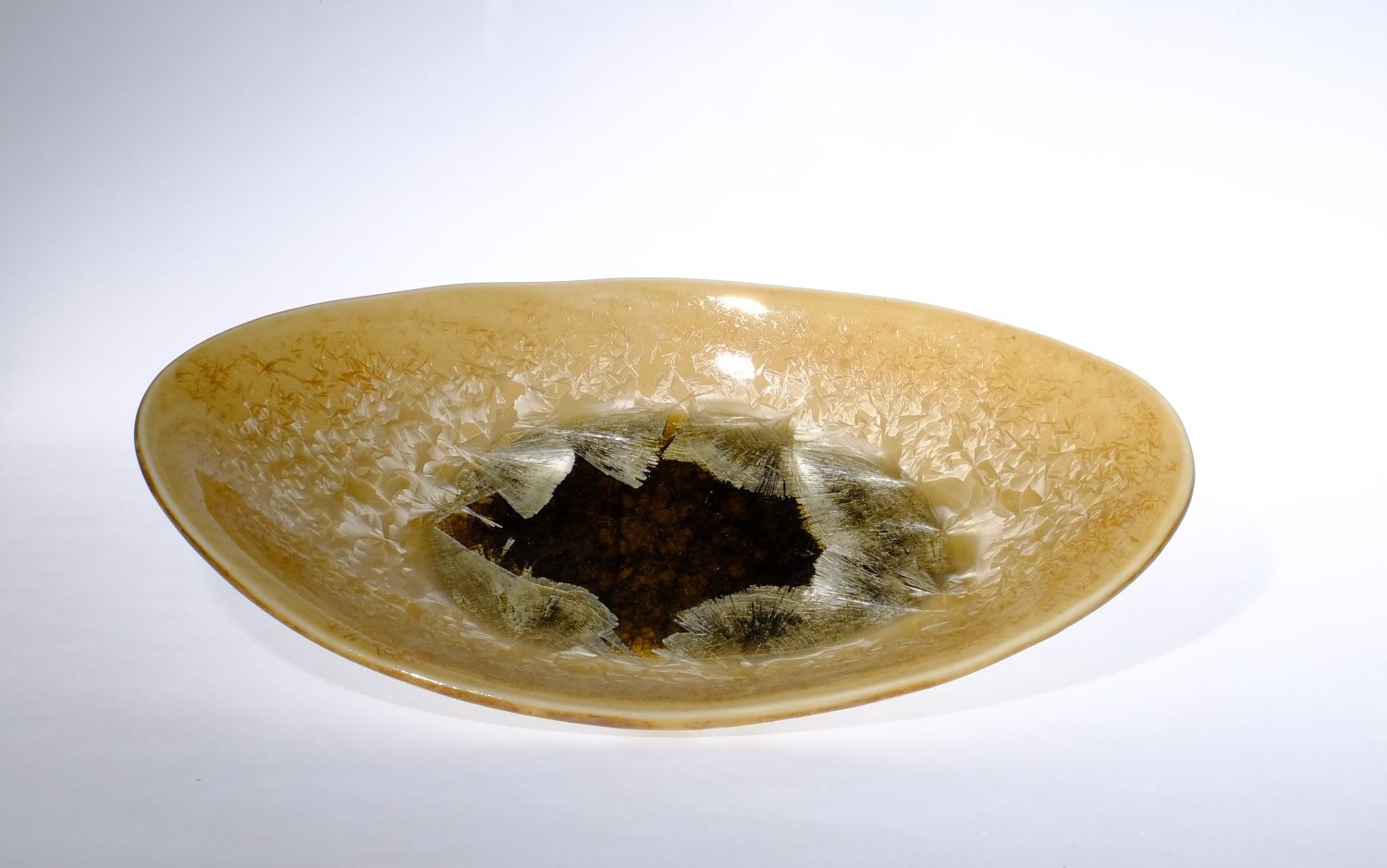 Yumiko Katsuya: Oval Bowl – Ochre Product Image 2 of 2