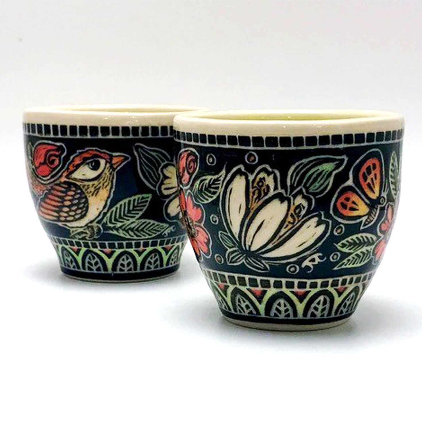 Jocelyn Jenkins: Sgraffito Cup Product Image 1 of 2