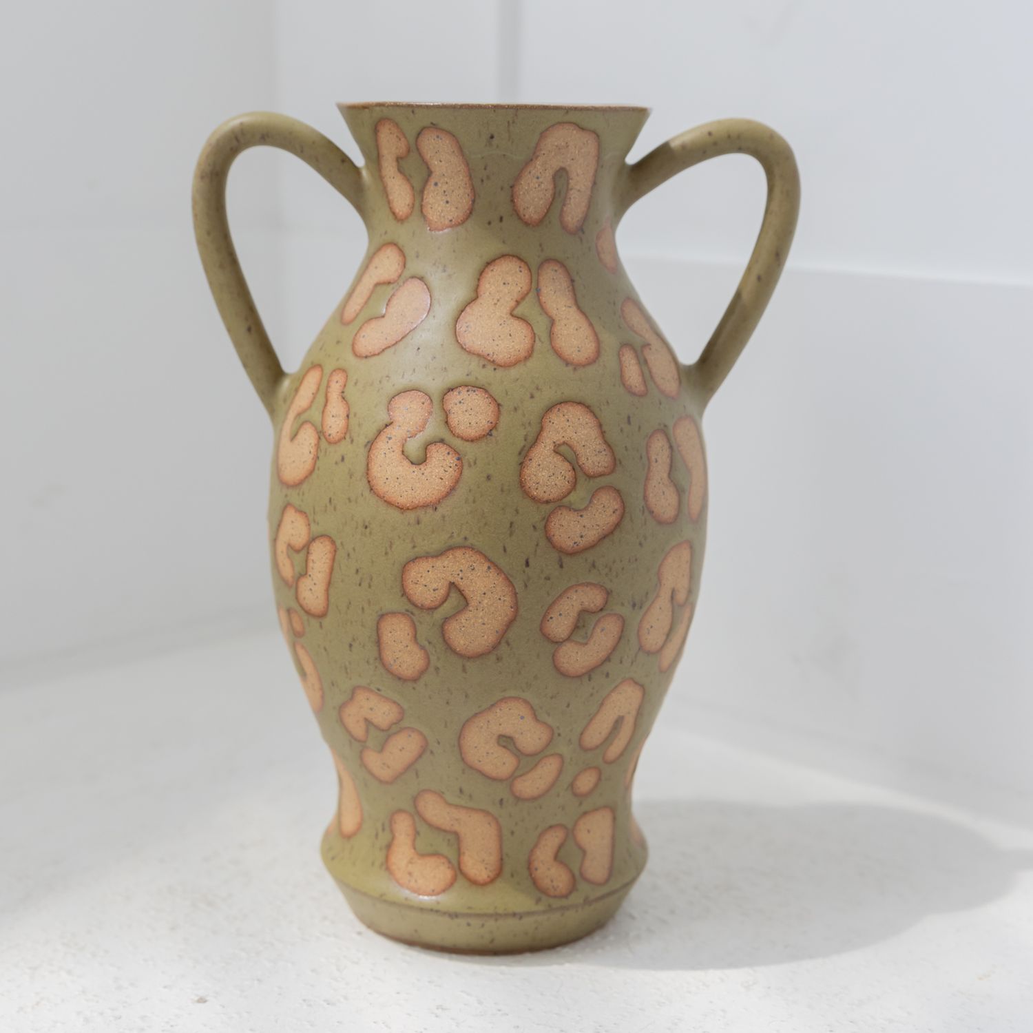 Mima Ceramics: Green Print Vessel no. 3 Product Image 1 of 3