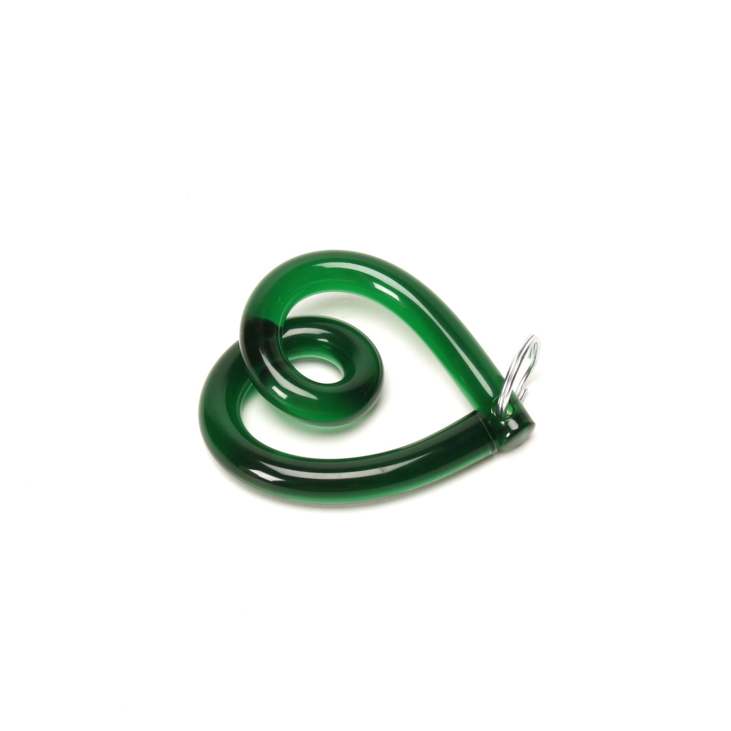 Corey Moranis: Heart Keychain Green Product Image 3 of 3