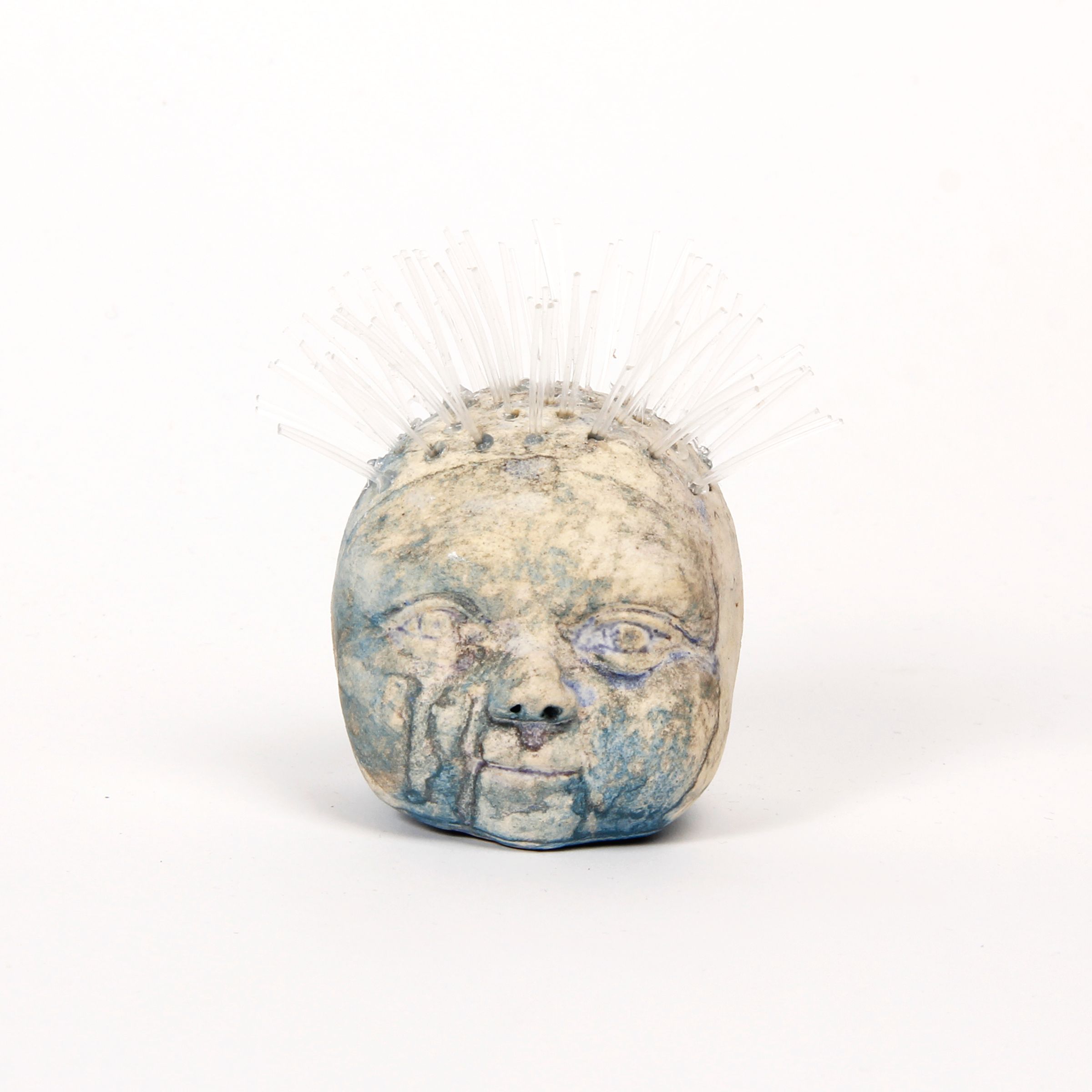 Debra Sloan: Blue Double-Sided Head with Fishline Hair Product Image 1 of 4