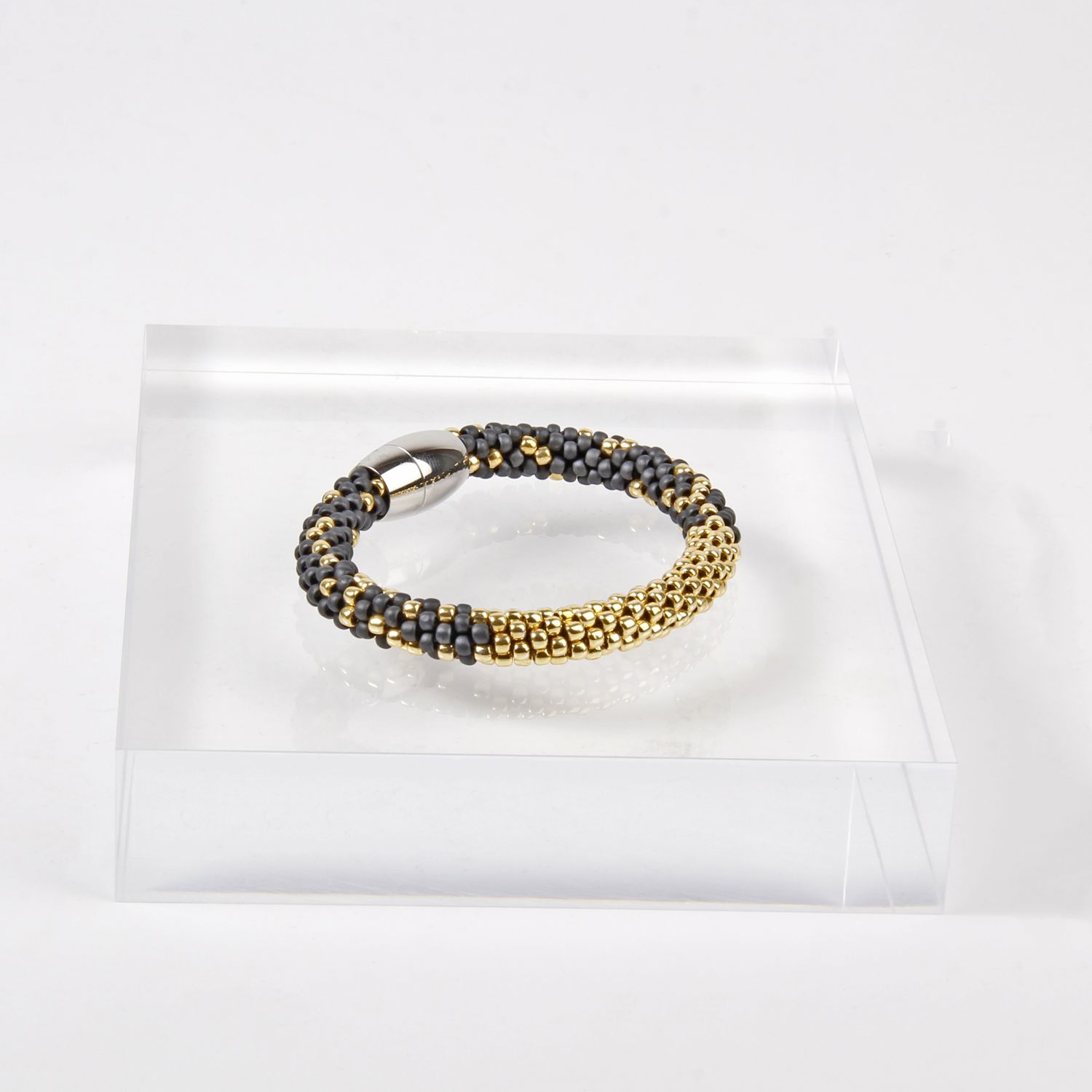 Jill Cribbin: Grey & Gold Stardust Bracelet Product Image 1 of 1