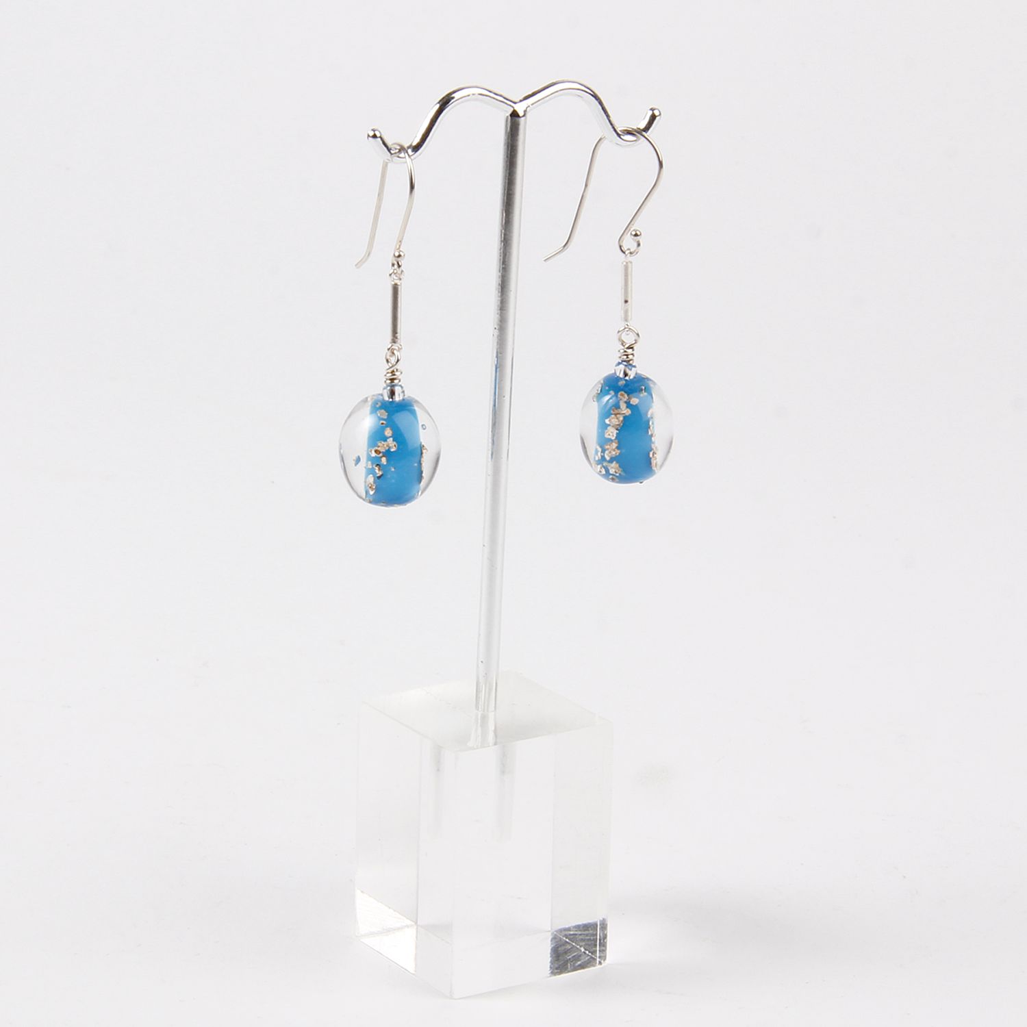 Jill Cribbin: Blue Confetti Earrings Product Image 1 of 1