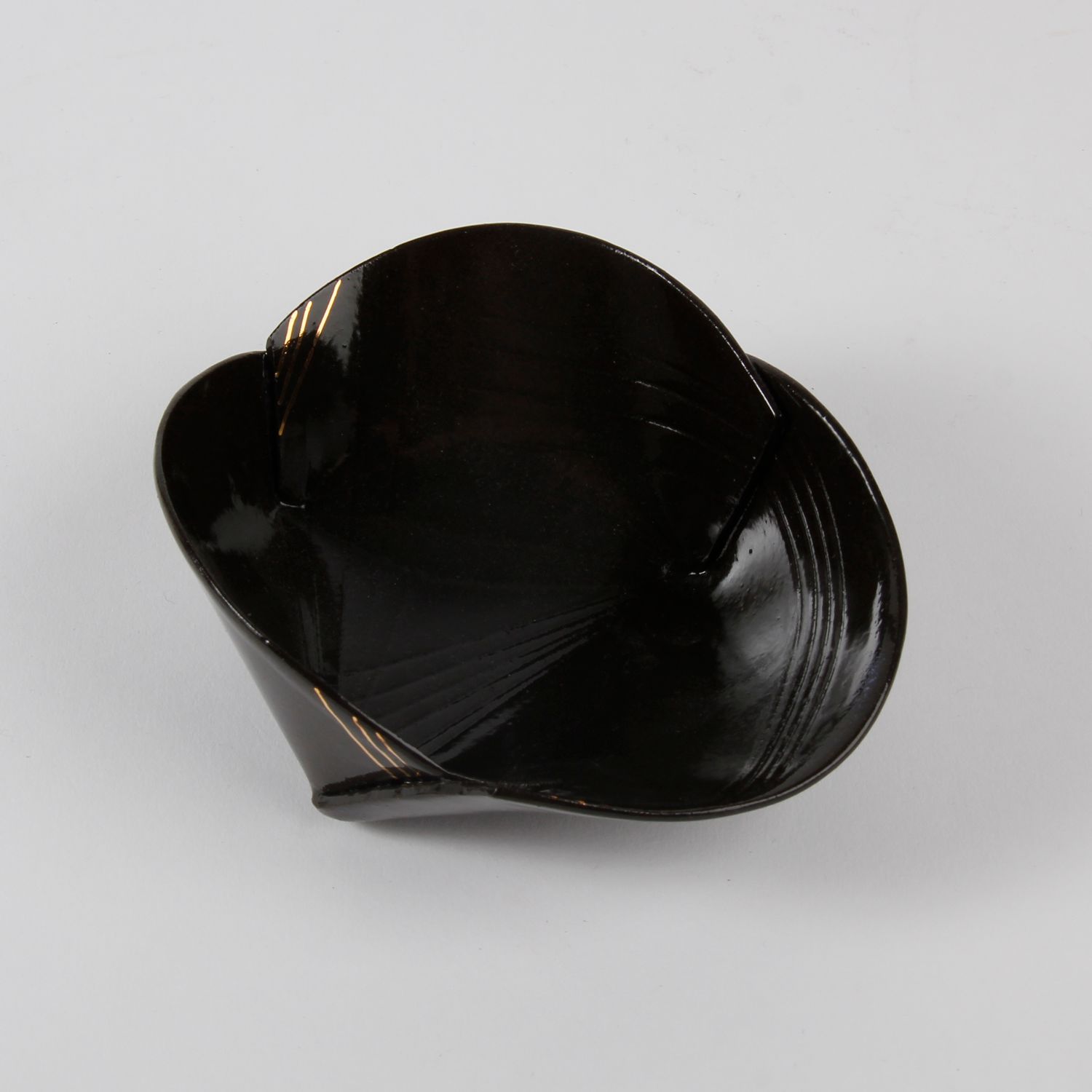 Natalie Waddell: X Large Black Folded Bowl Product Image 4 of 6