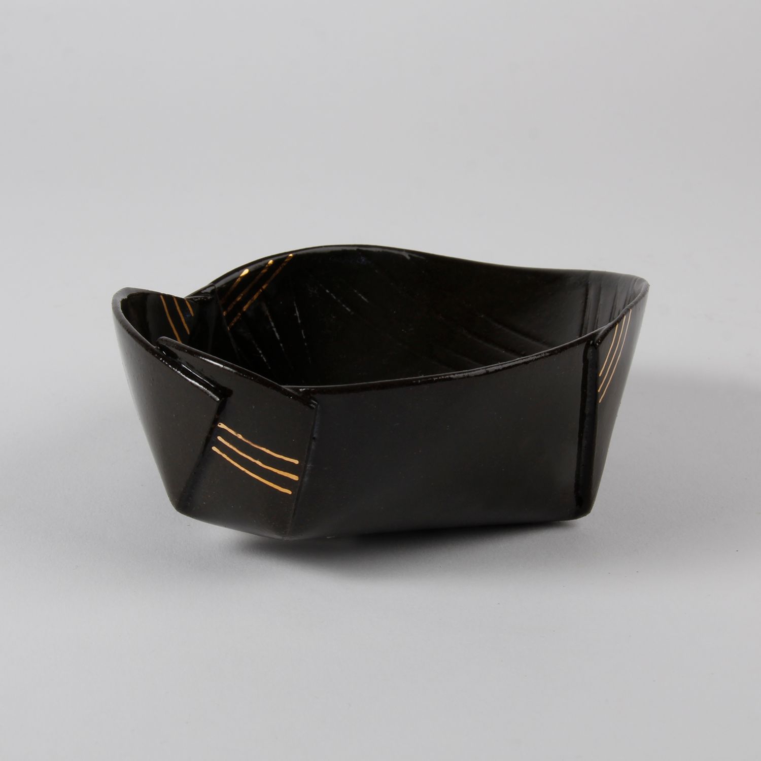 Natalie Waddell: XX Large Black Folded Bowl Product Image 1 of 4