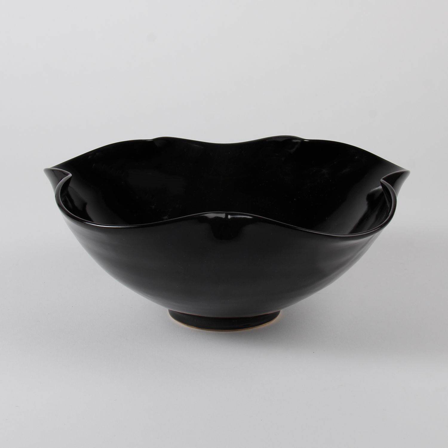 Natalie Waddell: Medium Black Footed Bowl Product Image 5 of 5
