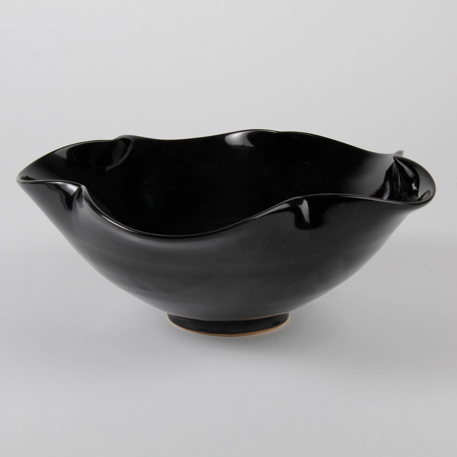 Natalie Waddell: Medium Black Footed Bowl Product Image 1 of 5