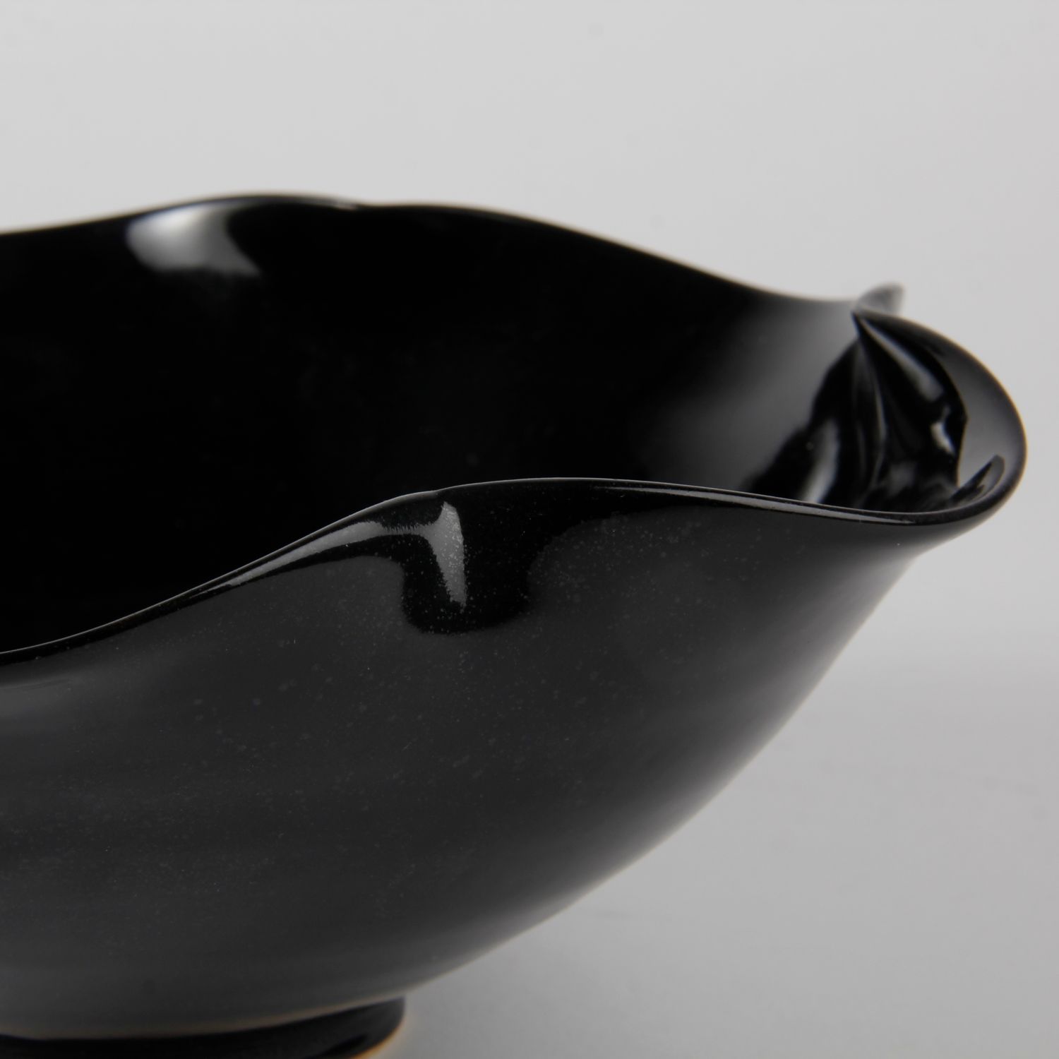 Natalie Waddell: Medium Black Footed Bowl Product Image 4 of 5