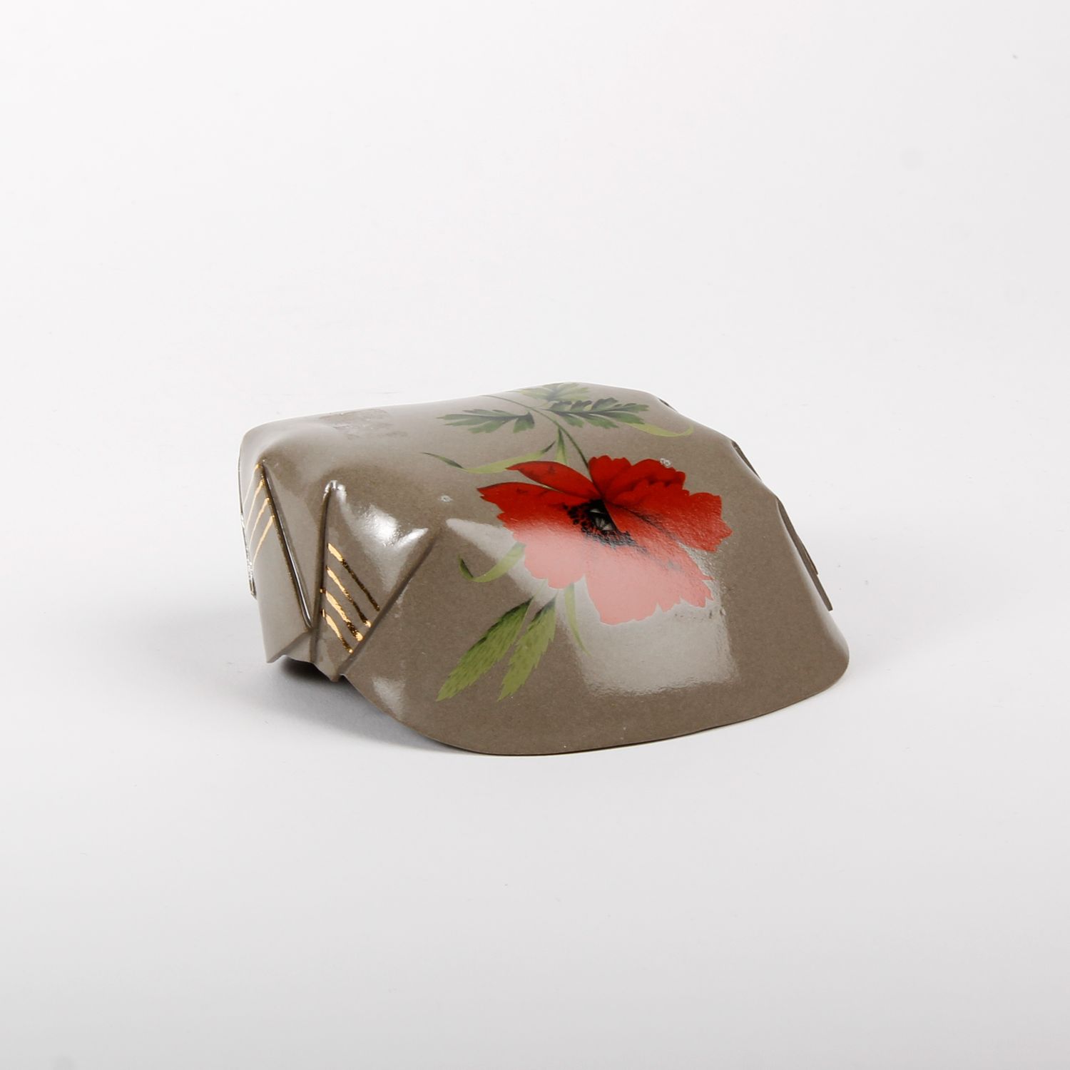 Natalie Waddell: Grey Floral Dish Product Image 1 of 4