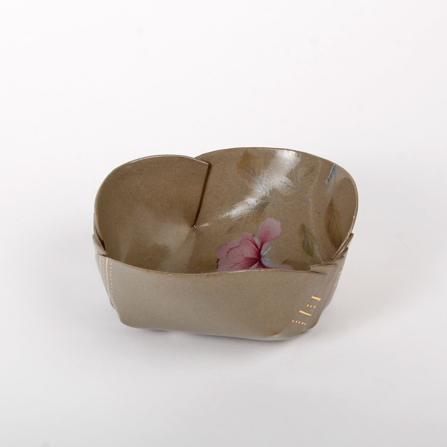 Natalie Waddell: Grey Floral Dish Product Image 3 of 6