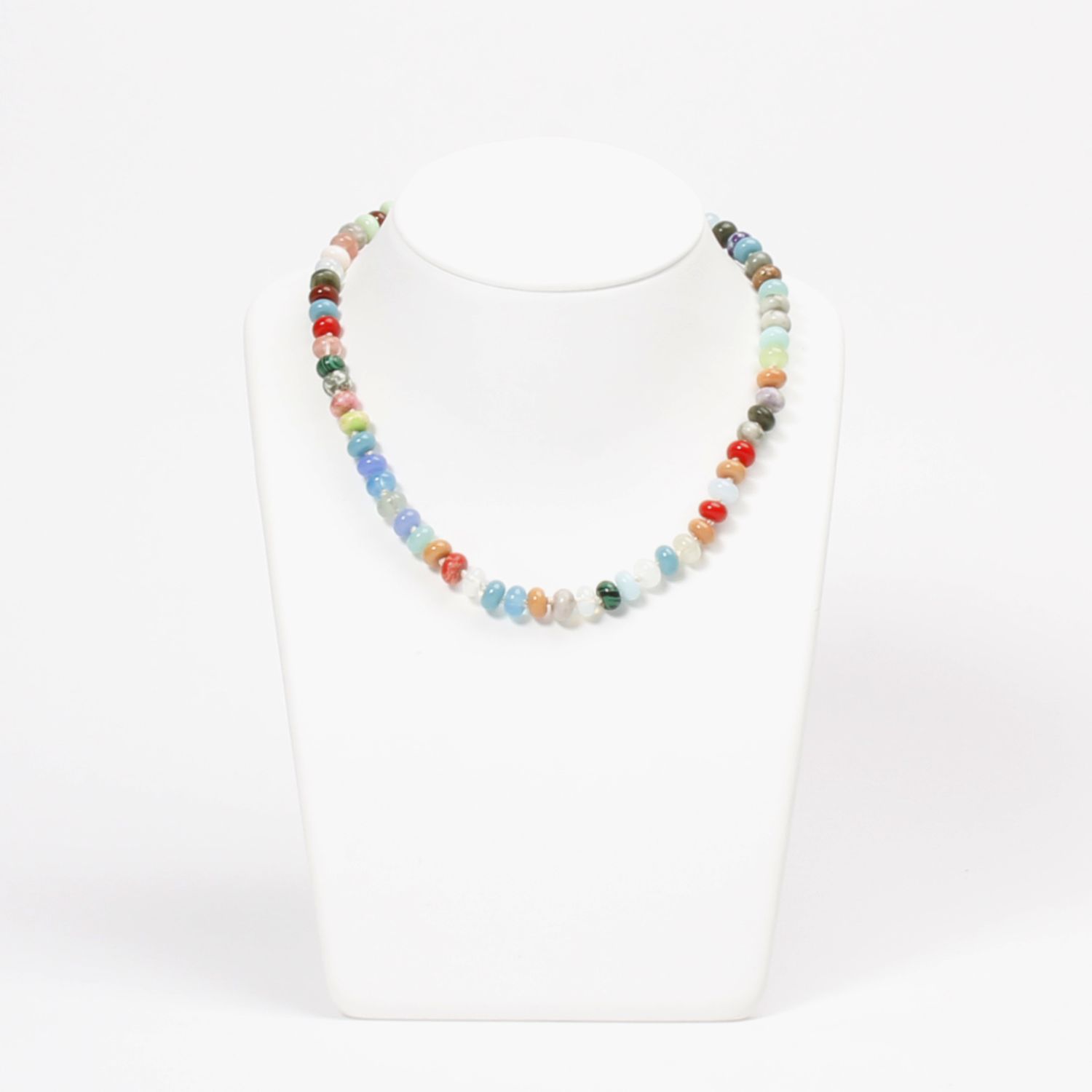 Valentine Rouge Jewellery: Multi Agate Stone Necklace Product Image 1 of 2