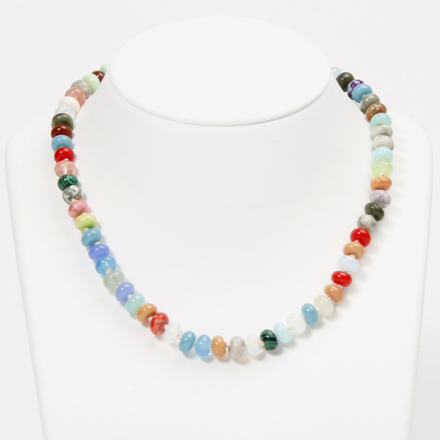 Valentine Rouge Jewellery: Multi Agate Stone Necklace Product Image 2 of 2