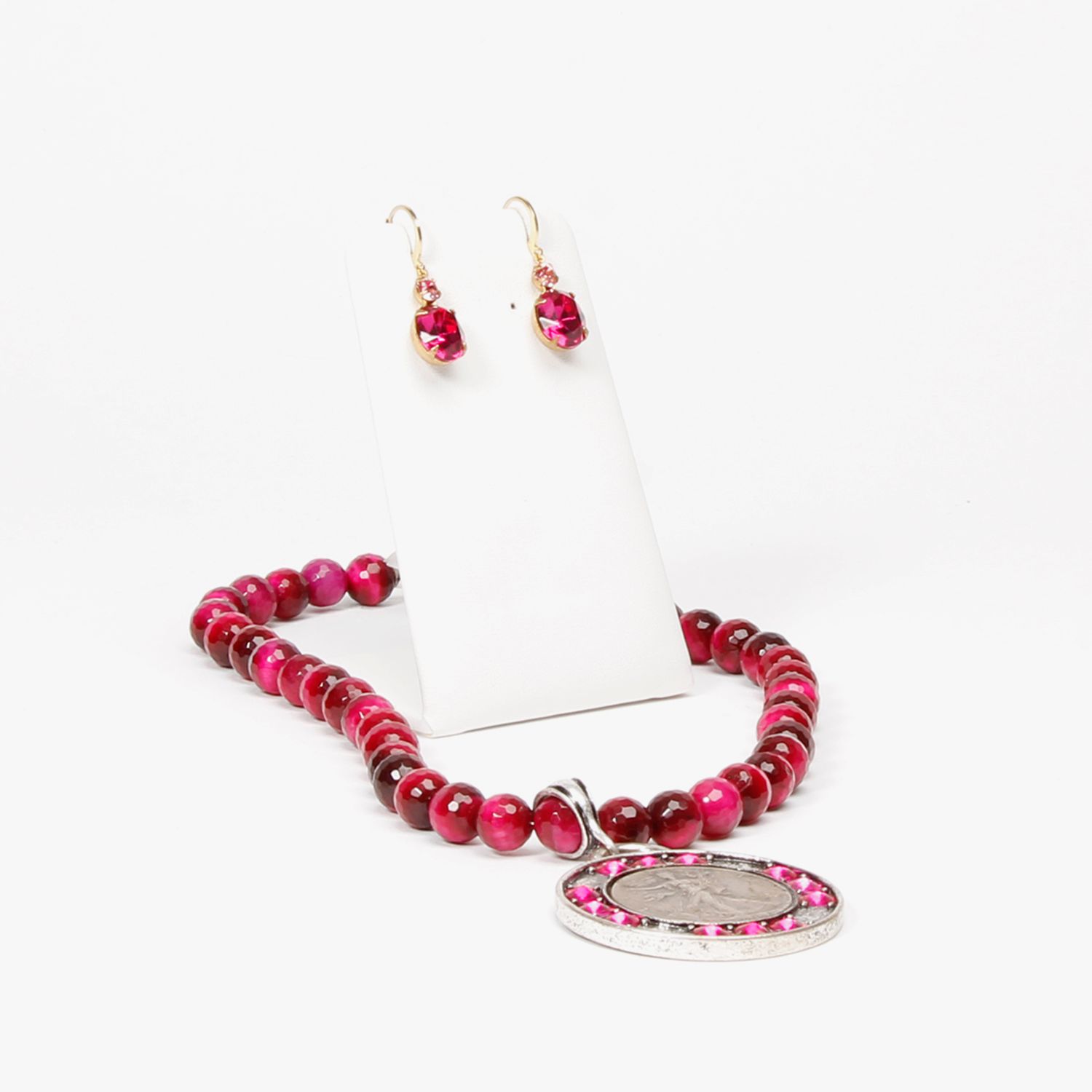 Valentine Rouge Jewellery: Rhinestone Earrings Product Image 2 of 2