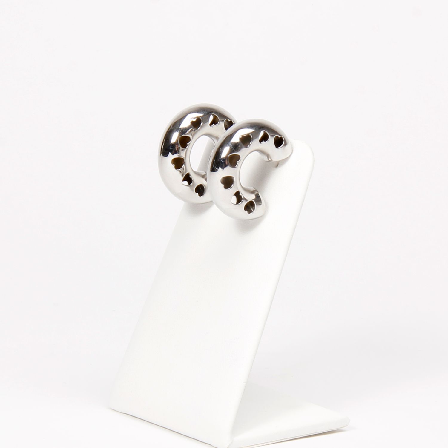 Valentine Rouge Jewellery: Silver Hoop Earrings Product Image 1 of 2