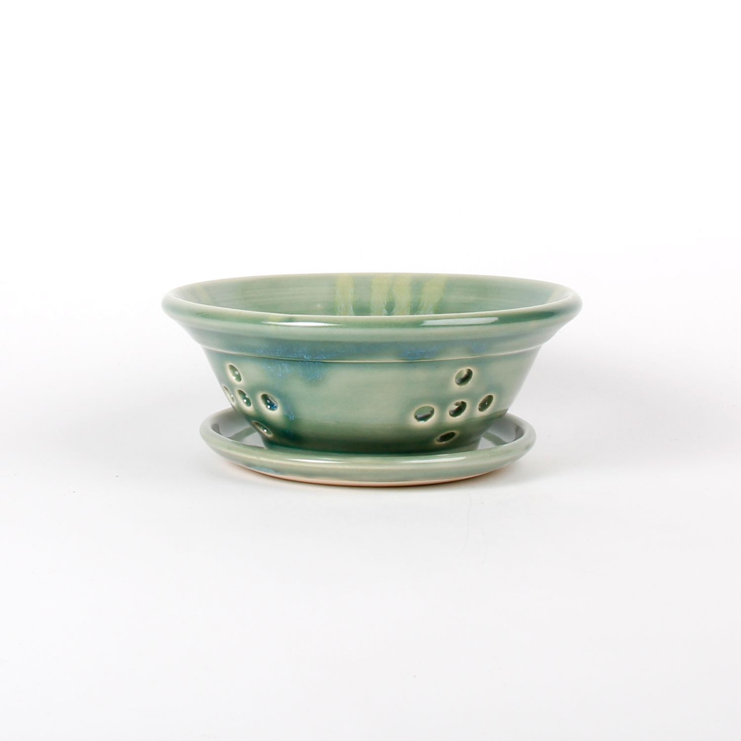 Minda Davis: Small Green Berry Bowl Product Image 1 of 2