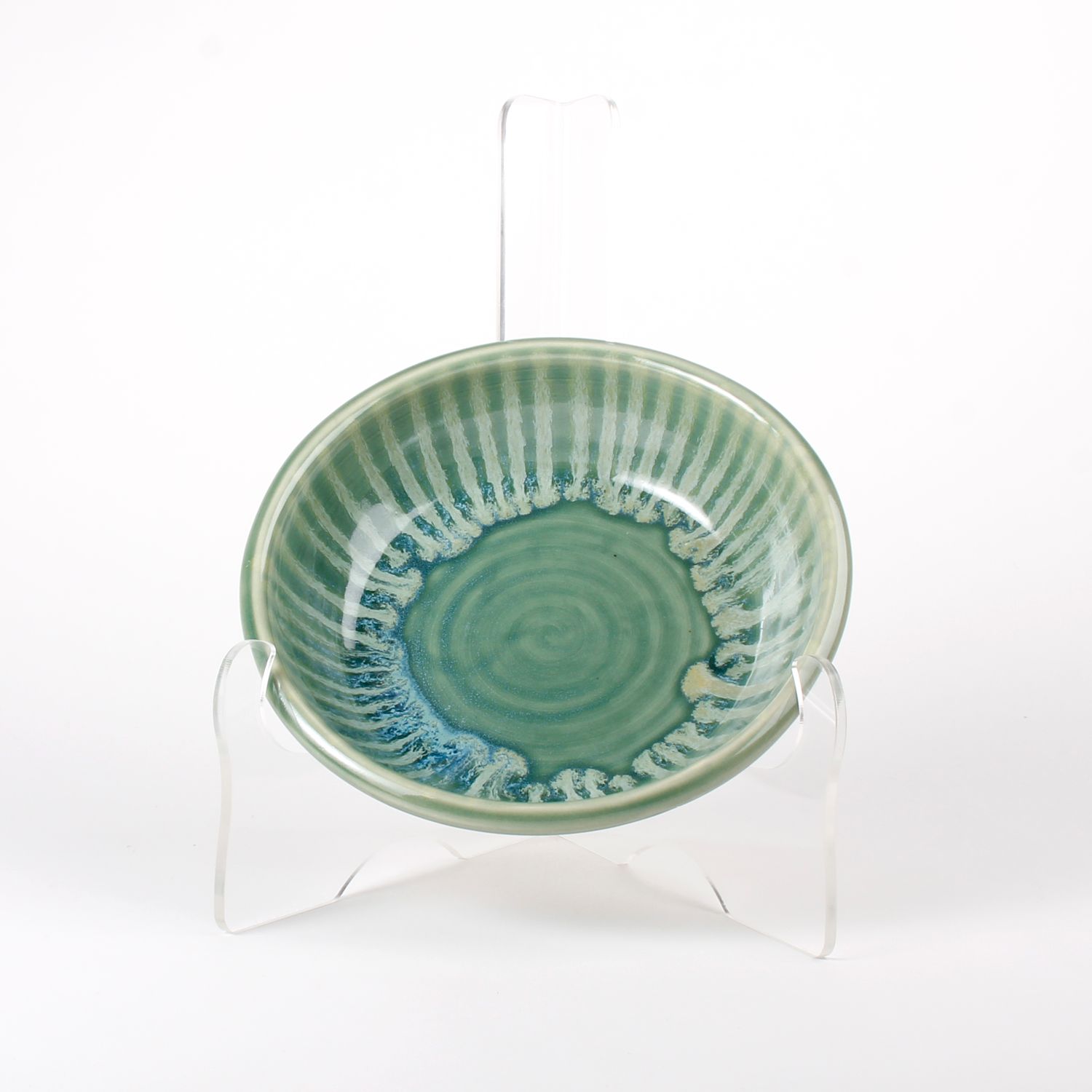 Minda Davis: Medium Green Bowl Product Image 2 of 2